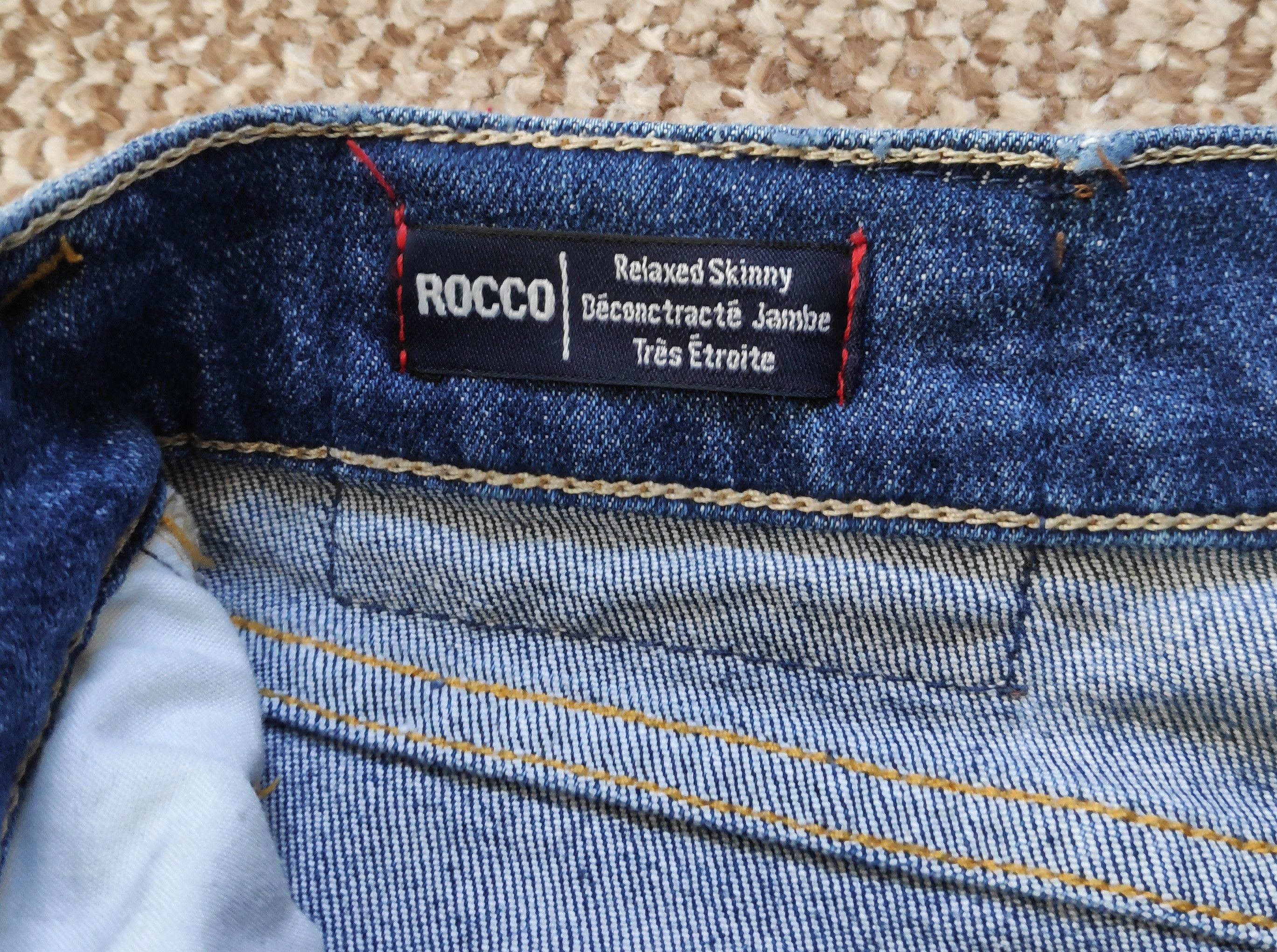 True Religion True Religion Distressed Rocco Relaxed Skinny Denim Jeans Size US 34 / EU 50 - 9 Thumbnail