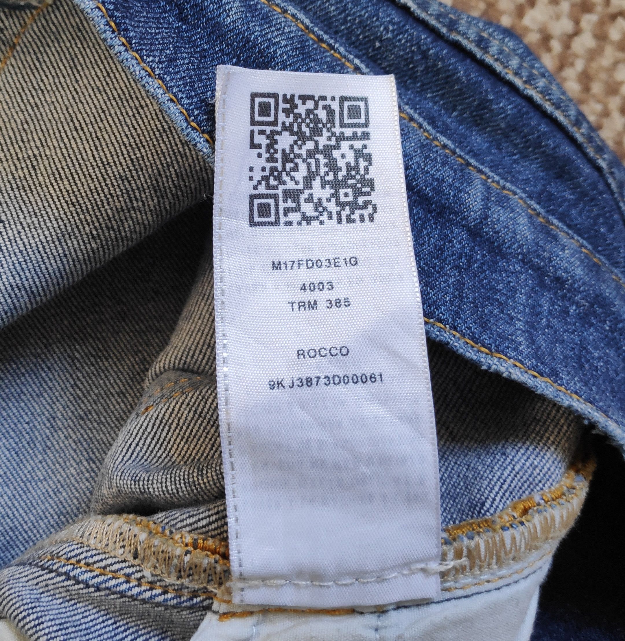 True Religion True Religion Distressed Rocco Relaxed Skinny Denim Jeans Size US 34 / EU 50 - 12 Thumbnail