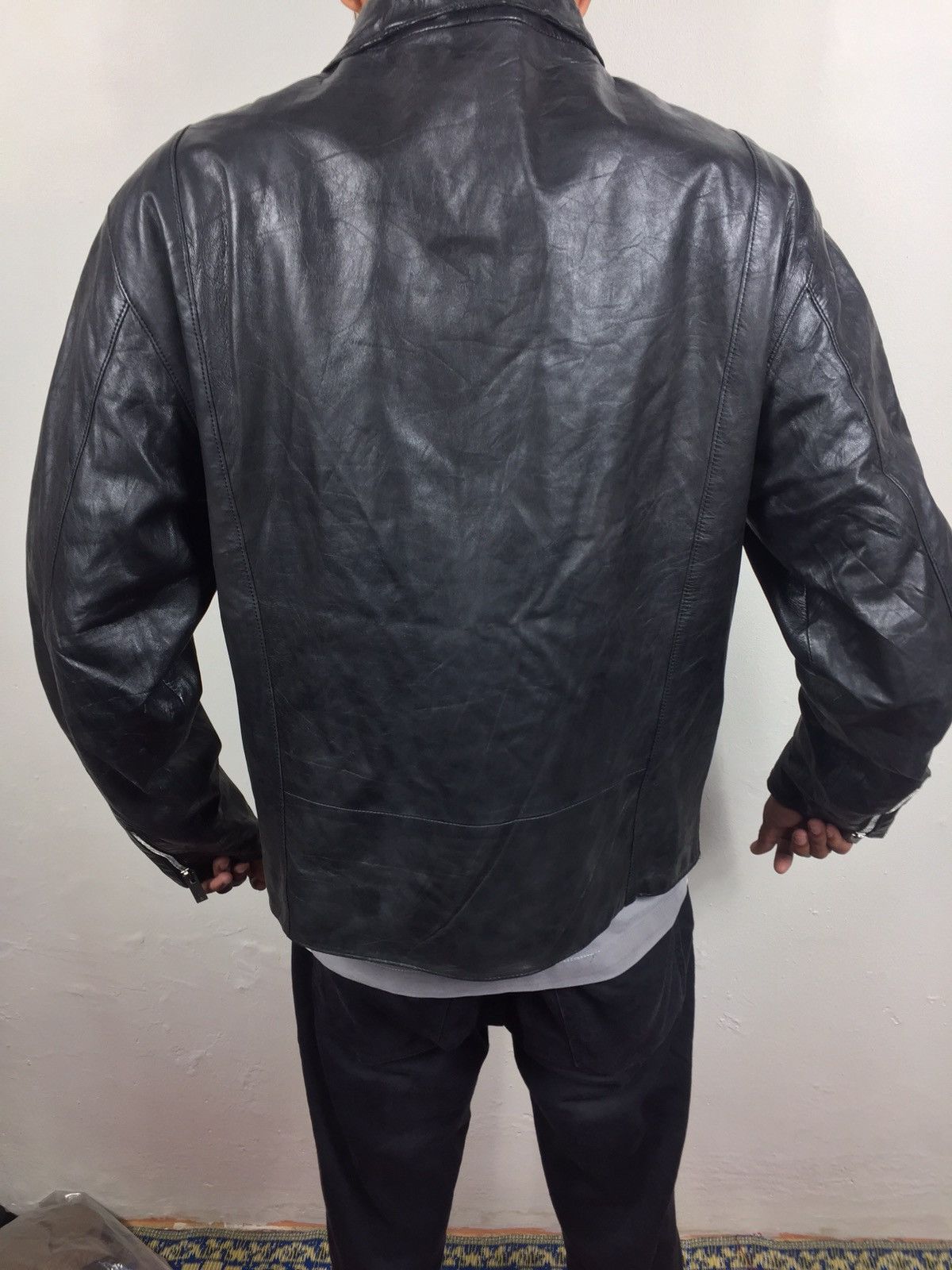 Jun Takahashi × Undercover Undercover Leather Jacket 00-01 Autumn Winter. J086 Size US M / EU 48-50 / 2 - 21 Thumbnail