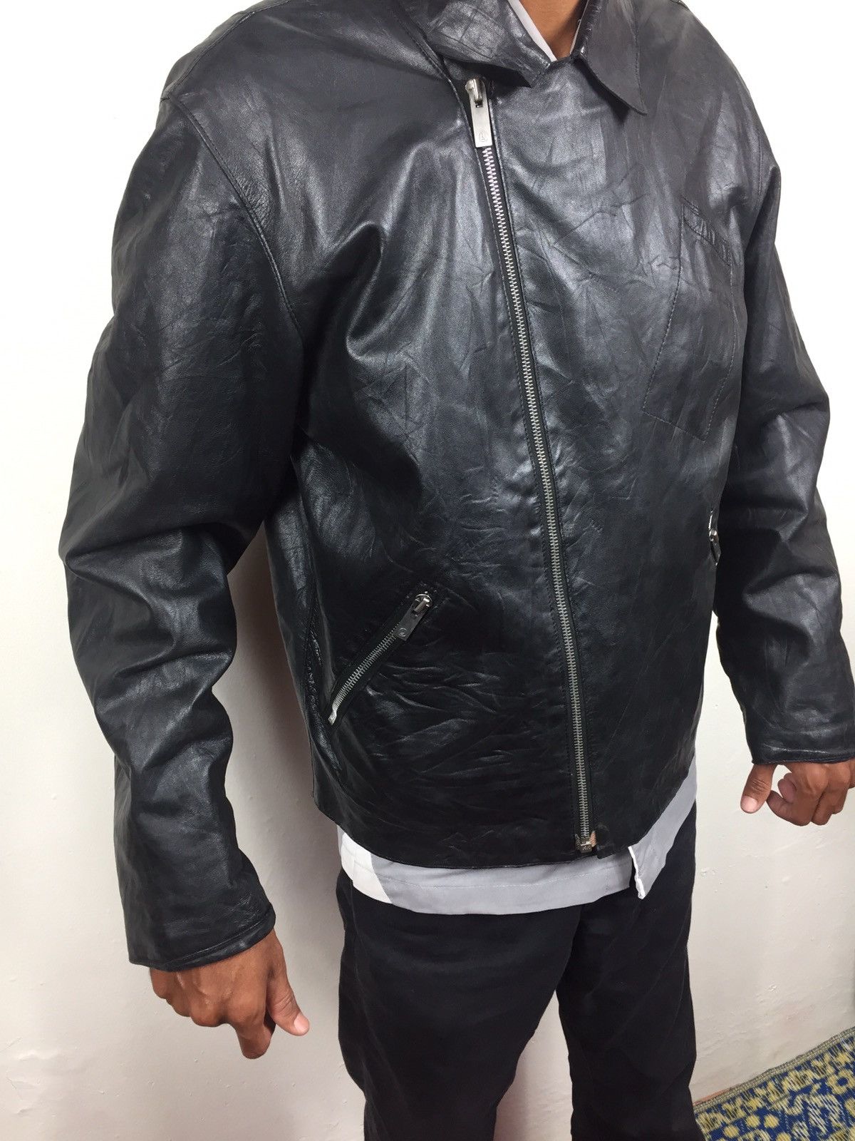 Jun Takahashi × Undercover Undercover Leather Jacket 00-01 Autumn Winter. J086 Size US M / EU 48-50 / 2 - 22 Thumbnail