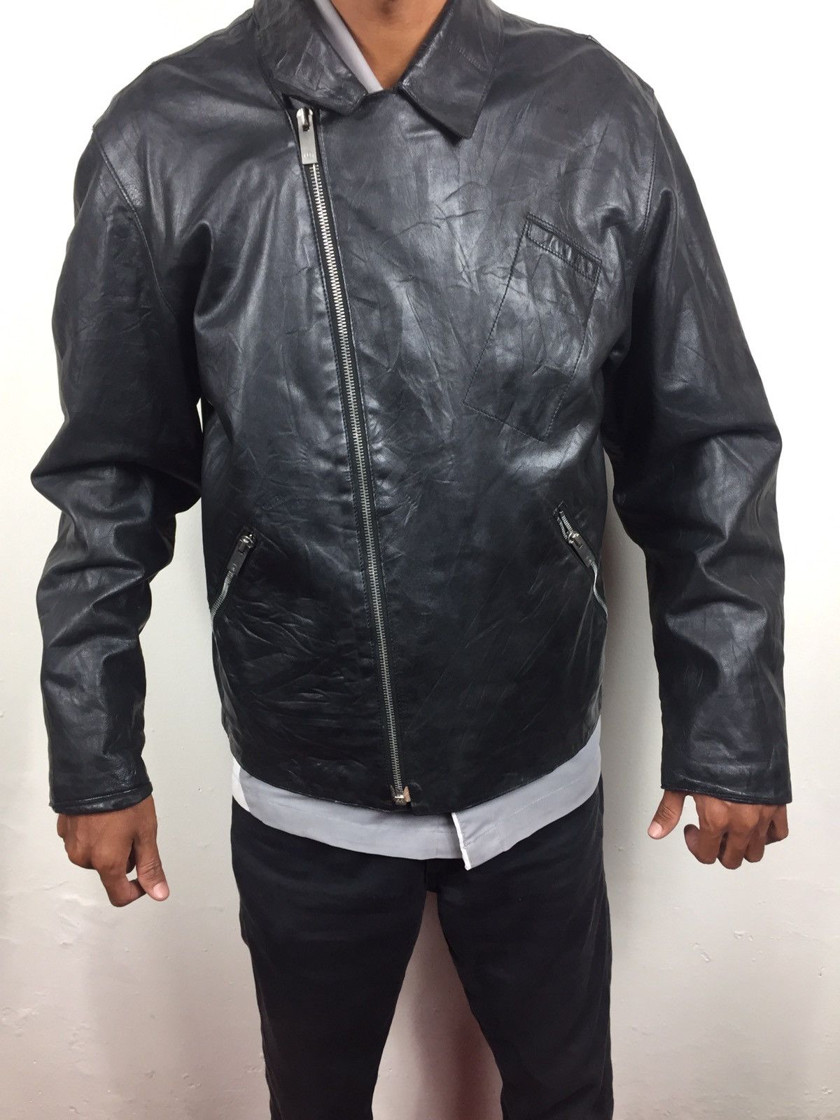 Jun Takahashi × Undercover Undercover Leather Jacket 00-01 Autumn Winter. J086 Size US M / EU 48-50 / 2 - 20 Thumbnail