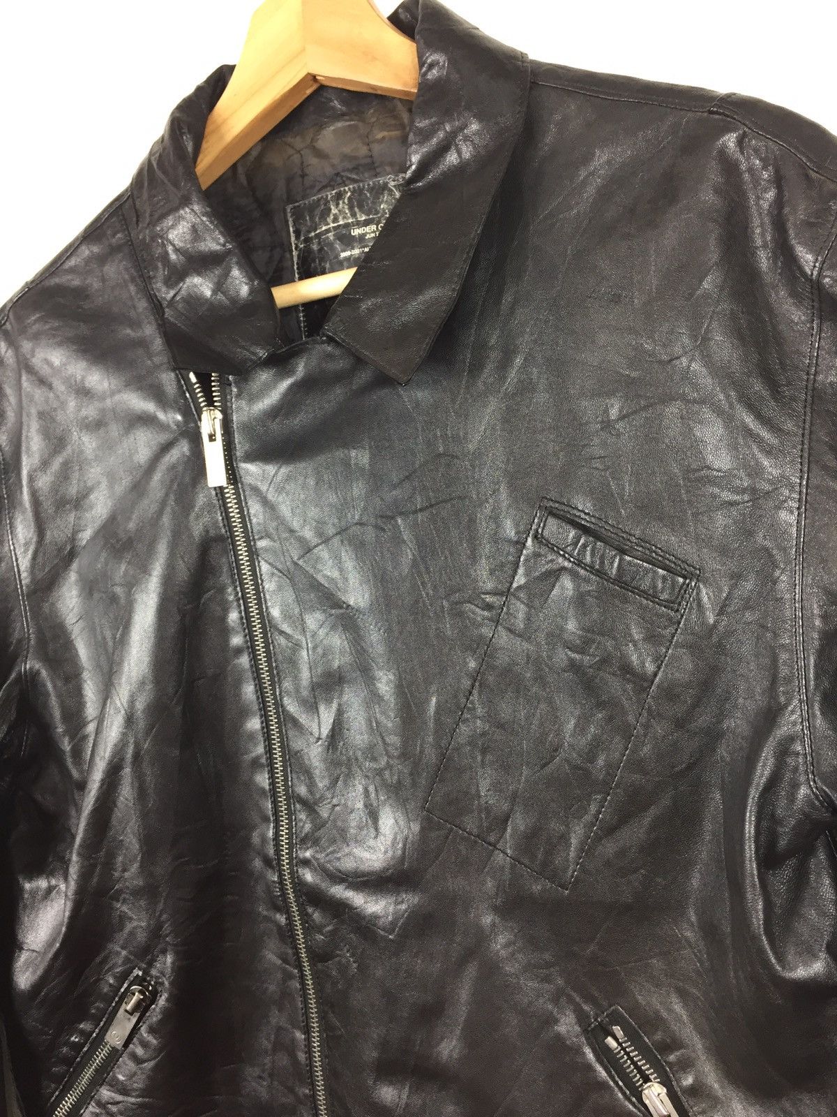 Jun Takahashi × Undercover Undercover Leather Jacket 00-01 Autumn Winter. J086 Size US M / EU 48-50 / 2 - 2 Thumbnail