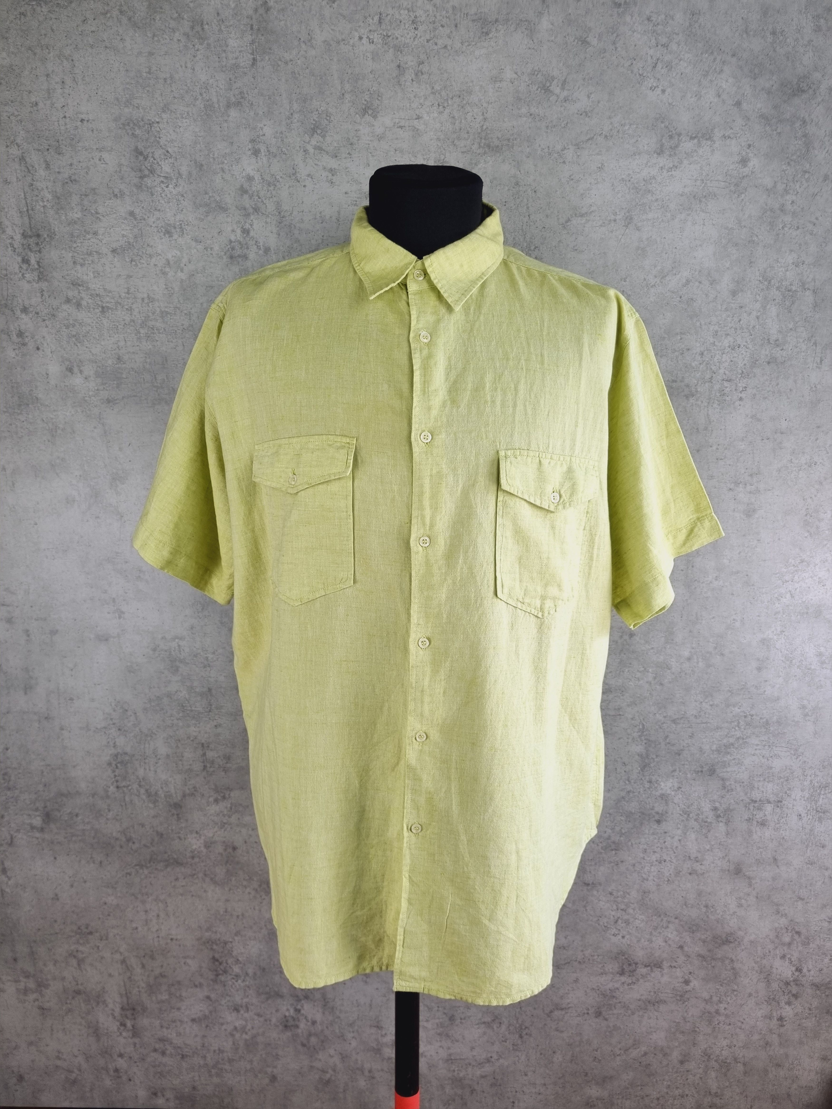 Balmain × Vintage 90s Rare Linen BALMAIN Beautiful Shirt Size US XXL / EU 58 / 5 - 3 Thumbnail
