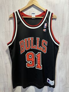 90's Dennis Rodman Chicago Bulls Champion NBA Jersey Youth Size
