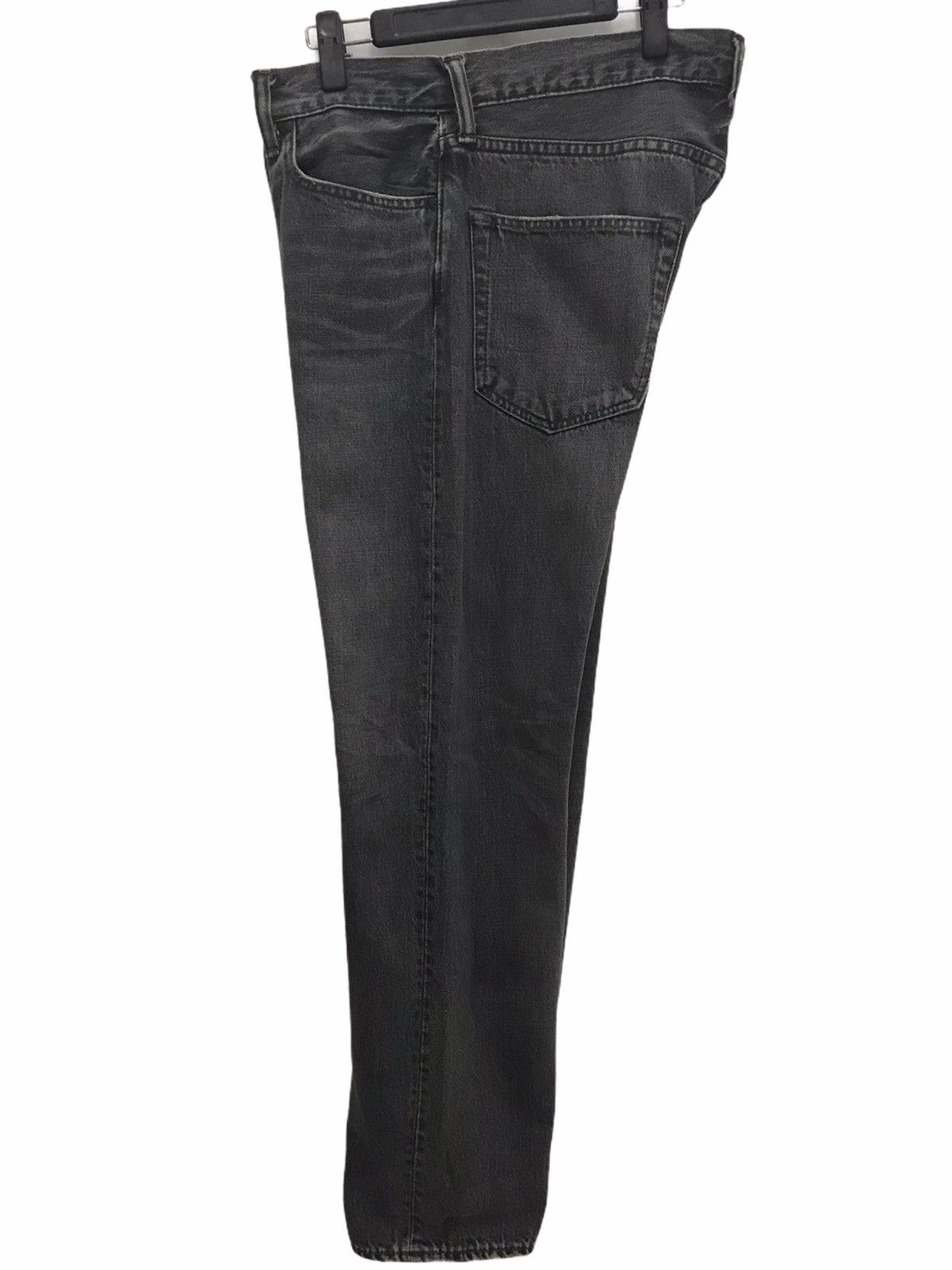 BRU NA BOINNE Bru Na Boinne Japan Black Grey Distressed Denim Jeans Size US 32 / EU 48 - 3 Thumbnail