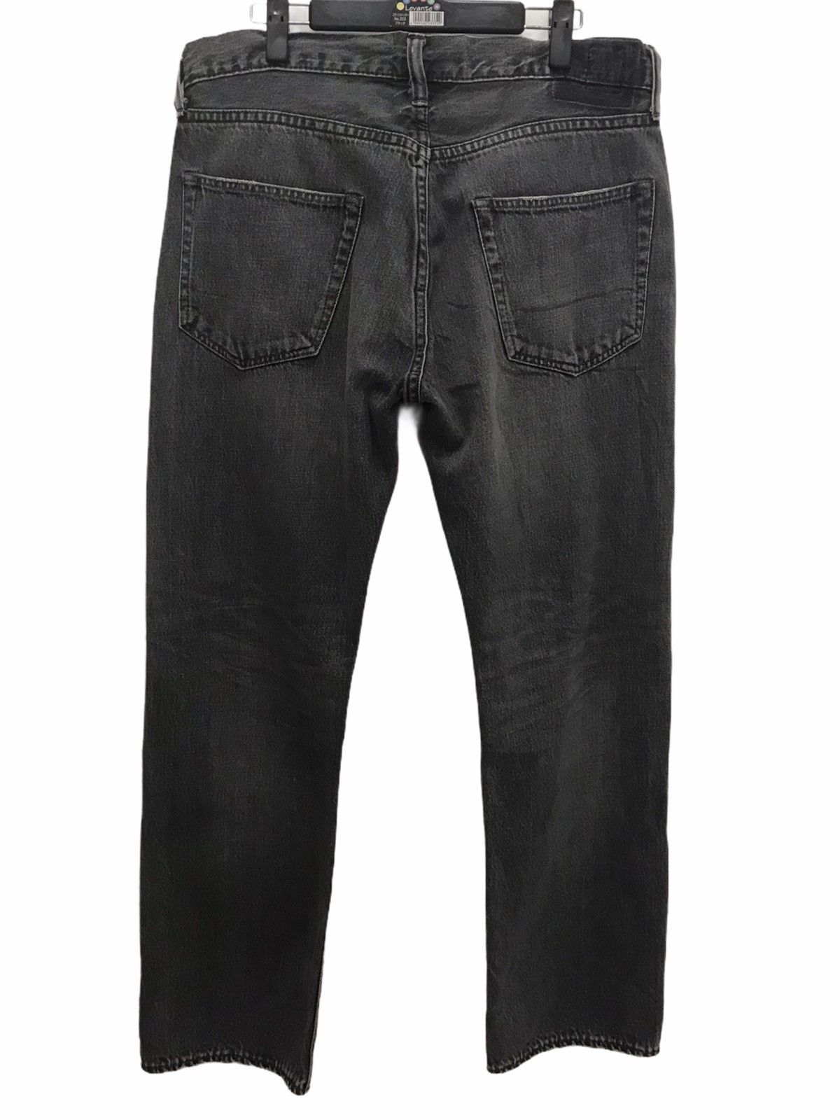 BRU NA BOINNE Bru Na Boinne Japan Black Grey Distressed Denim Jeans Size US 32 / EU 48 - 5 Thumbnail