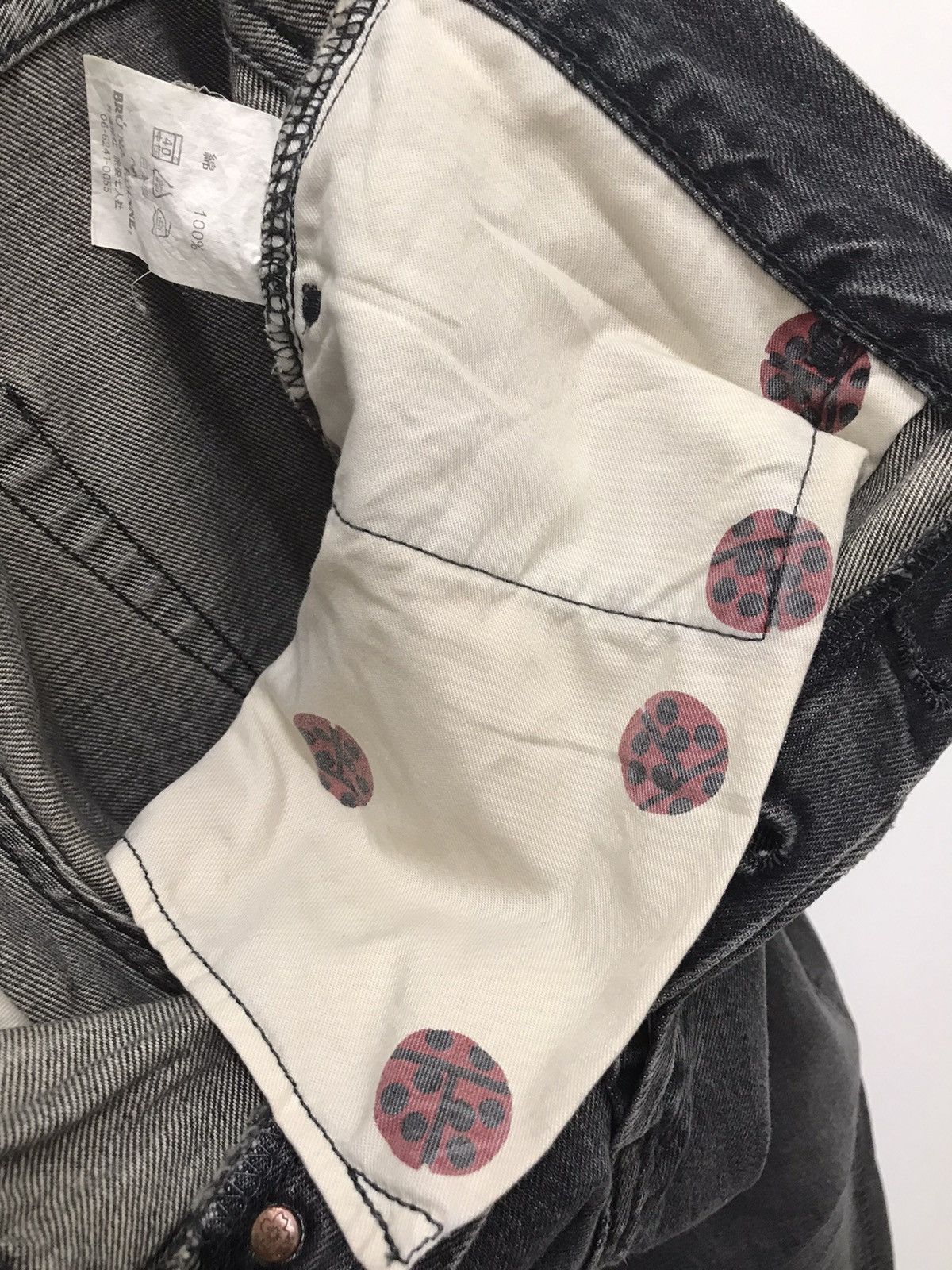 BRU NA BOINNE Bru Na Boinne Japan Black Grey Distressed Denim Jeans Size US 32 / EU 48 - 10 Thumbnail