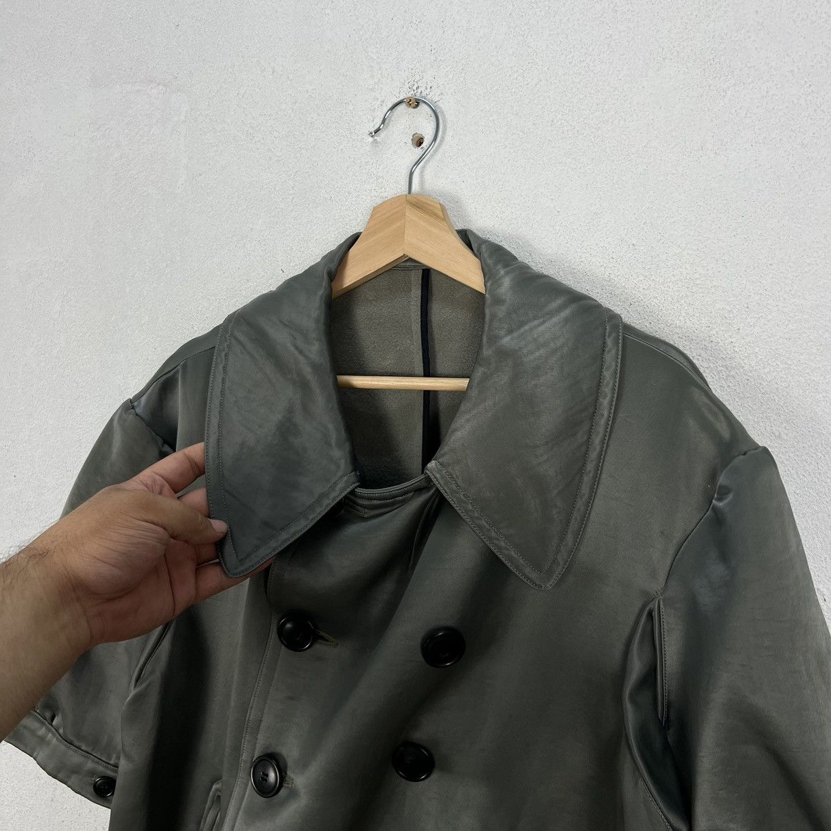 Yohji Yamamoto RARE YOHJI YAMAMOTO SIGNATURE JACKET FABRIC OF JAPAN Size M / US 6-8 / IT 42-44 - 7 Thumbnail