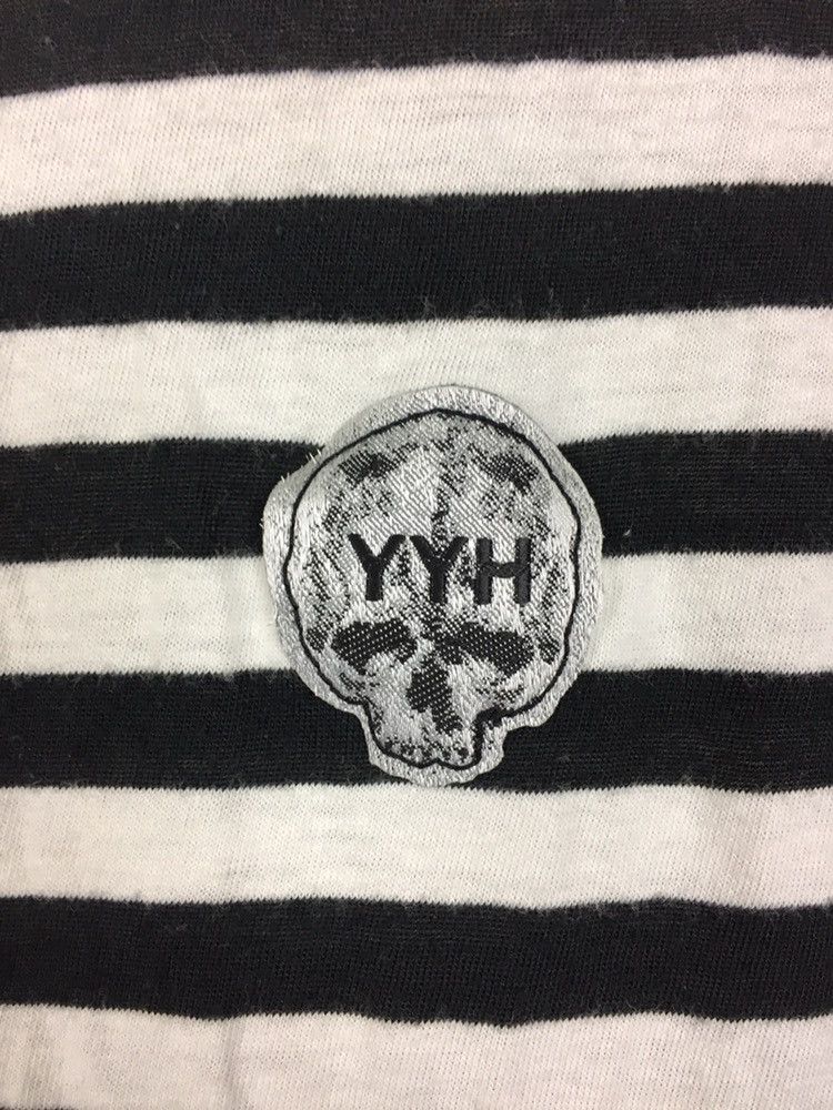 Yohji Yamamoto Yohji Yamamoto Pour Homme Stripe Skull Logo Size US L / EU 52-54 / 3 - 4 Thumbnail