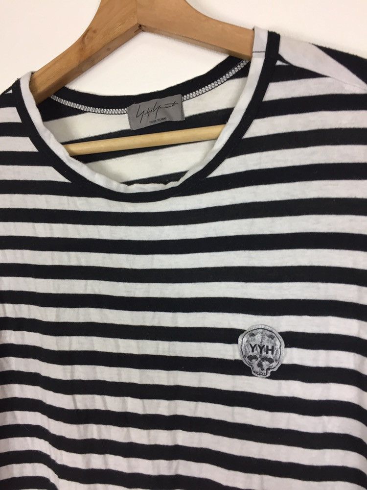 Yohji Yamamoto Yohji Yamamoto Pour Homme Stripe Skull Logo Size US L / EU 52-54 / 3 - 3 Thumbnail