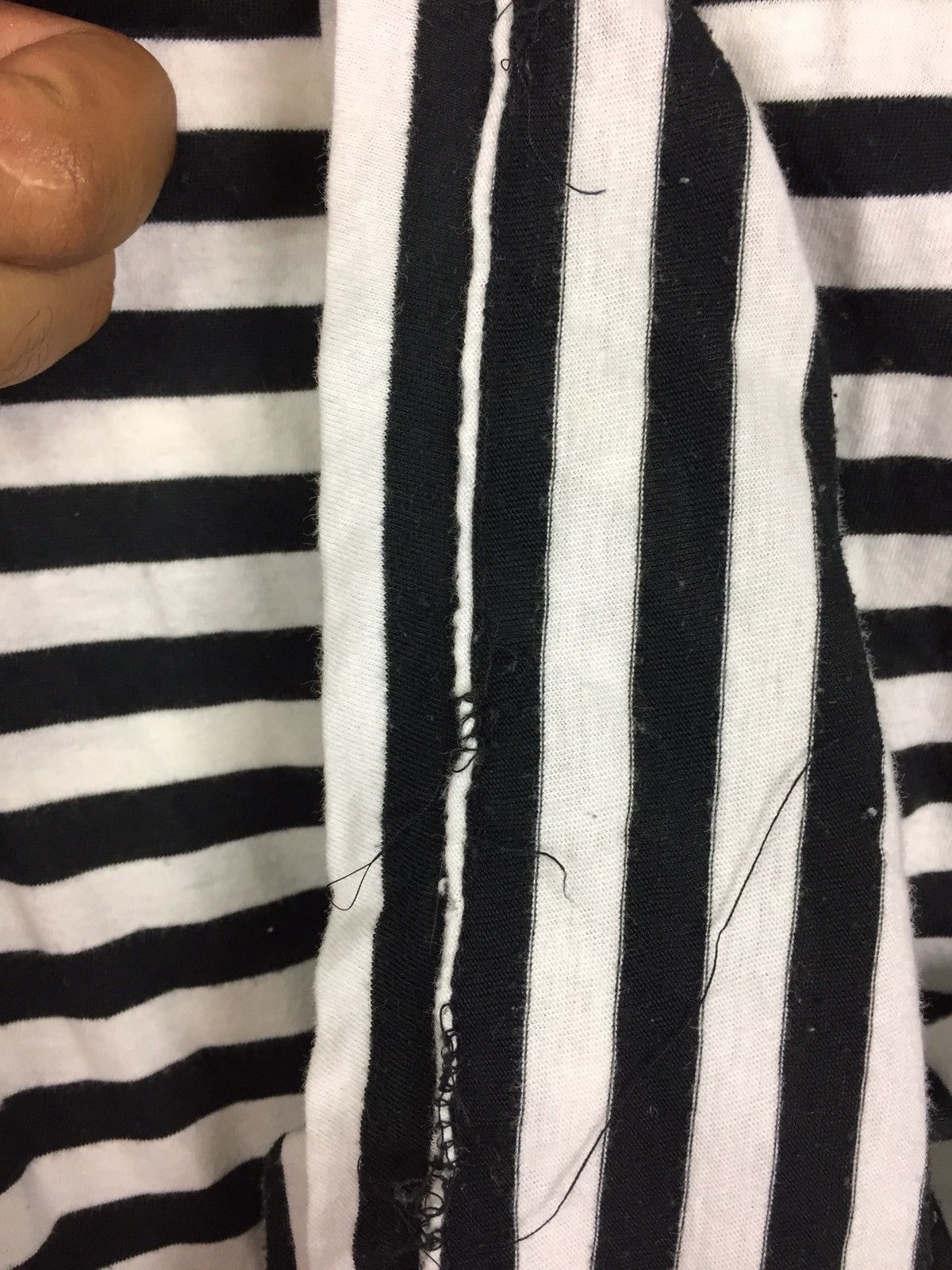 Yohji Yamamoto Yohji Yamamoto Pour Homme Stripe Skull Logo Size US L / EU 52-54 / 3 - 9 Thumbnail