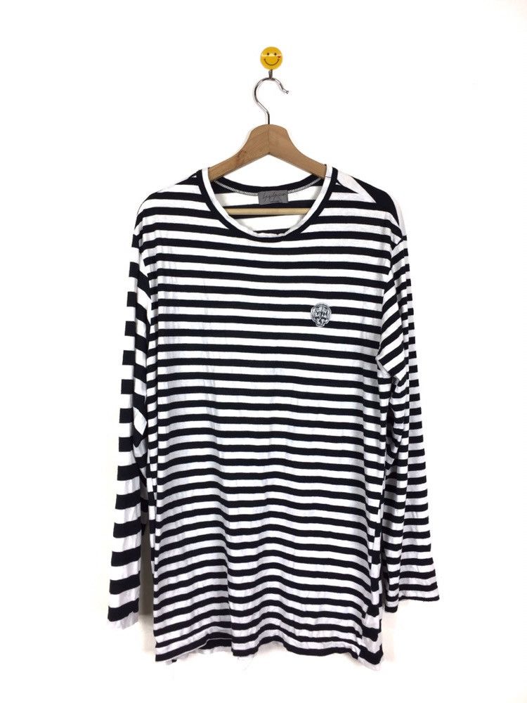 Yohji Yamamoto Yohji Yamamoto Pour Homme Stripe Skull Logo Size US L / EU 52-54 / 3 - 1 Thumbnail