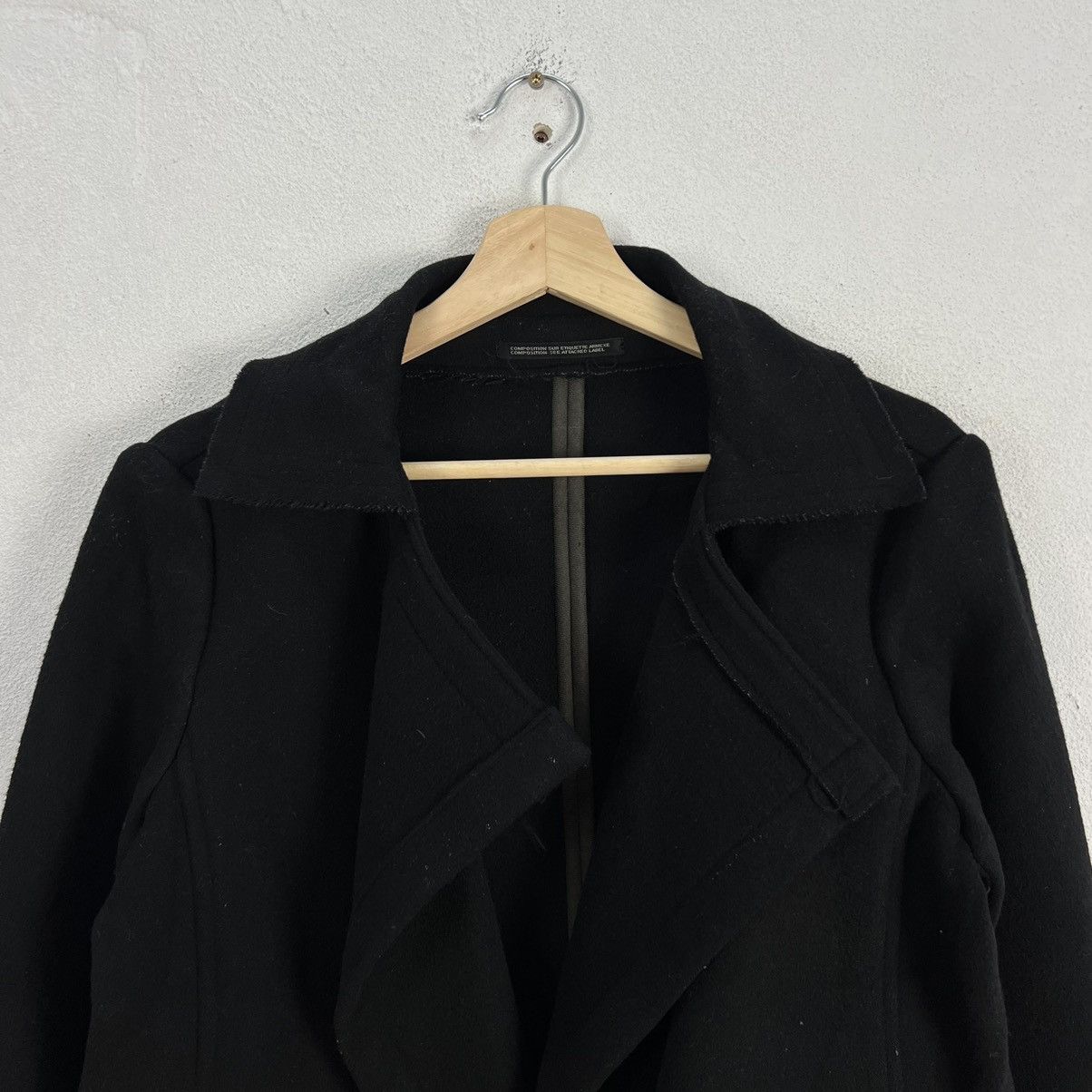 Yohji Yamamoto RUNWAY AUTUMN WINTER WOOL JACKET SIGNATURE YOHJI YAMAMOTO Size US M / EU 48-50 / 2 - 6 Thumbnail