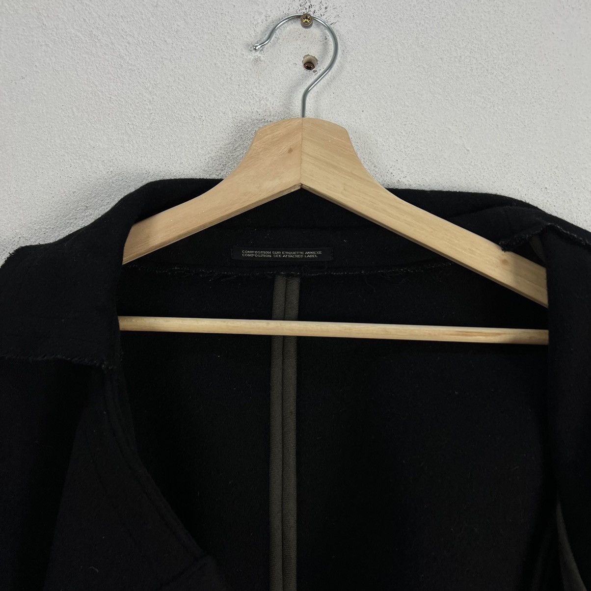 Yohji Yamamoto RUNWAY AUTUMN WINTER WOOL JACKET SIGNATURE YOHJI YAMAMOTO Size US M / EU 48-50 / 2 - 14 Thumbnail