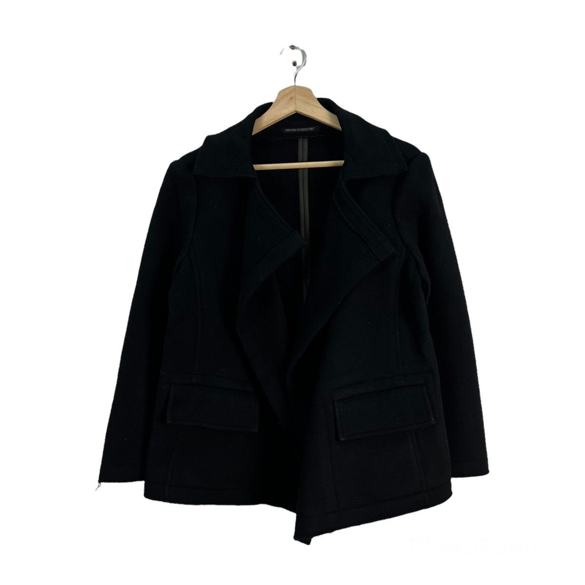 Yohji Yamamoto RUNWAY AUTUMN WINTER WOOL JACKET SIGNATURE YOHJI YAMAMOTO Size US M / EU 48-50 / 2 - 1 Thumbnail