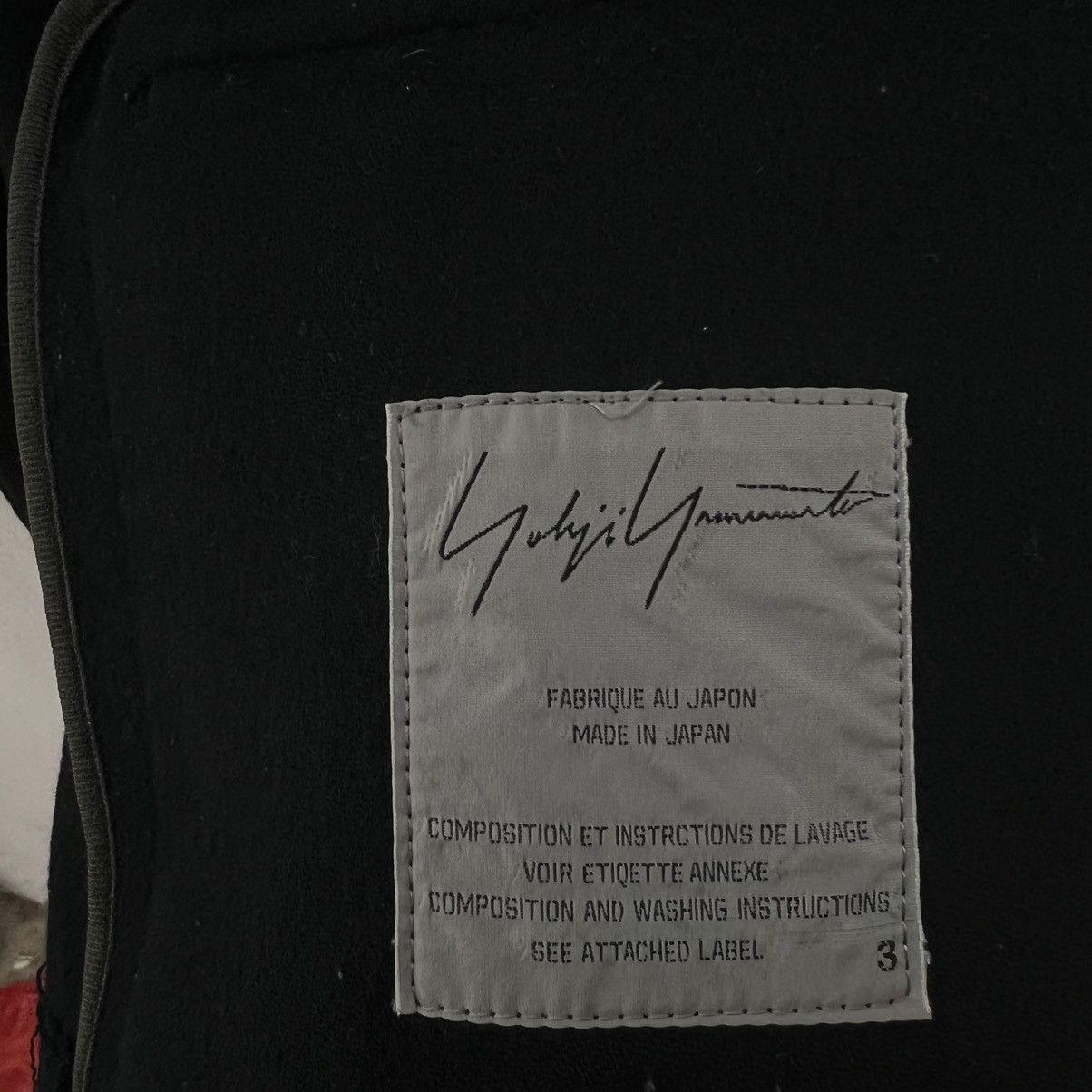 Yohji Yamamoto RUNWAY AUTUMN WINTER WOOL JACKET SIGNATURE YOHJI YAMAMOTO Size US M / EU 48-50 / 2 - 15 Thumbnail