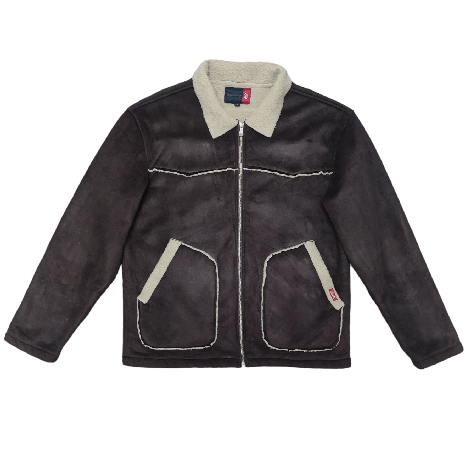 Quiksilver Vintage Quiksilver Shearling Jacket Size US M / EU 48-50 / 2 - 1 Thumbnail