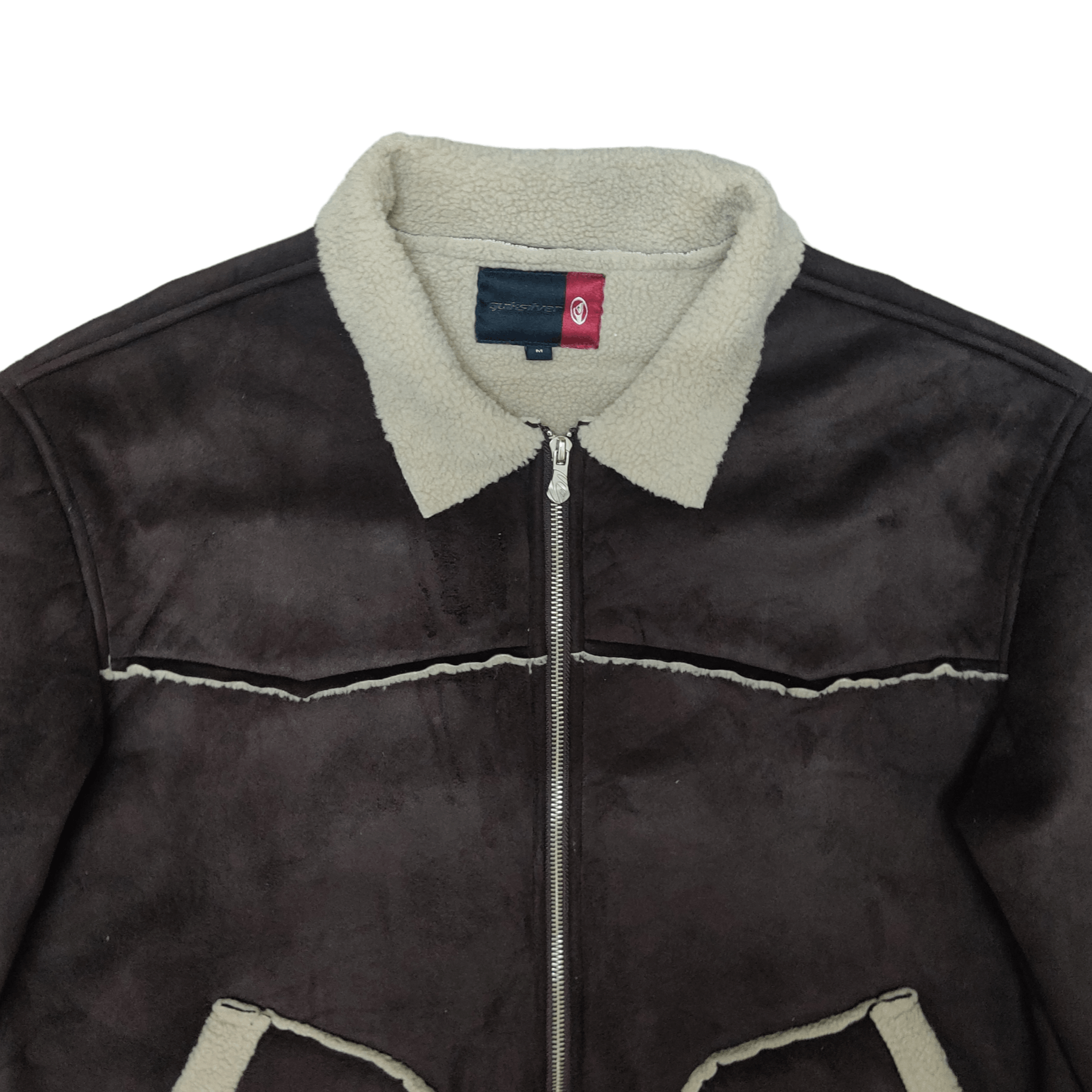 Quiksilver Vintage Quiksilver Shearling Jacket Size US M / EU 48-50 / 2 - 2 Thumbnail