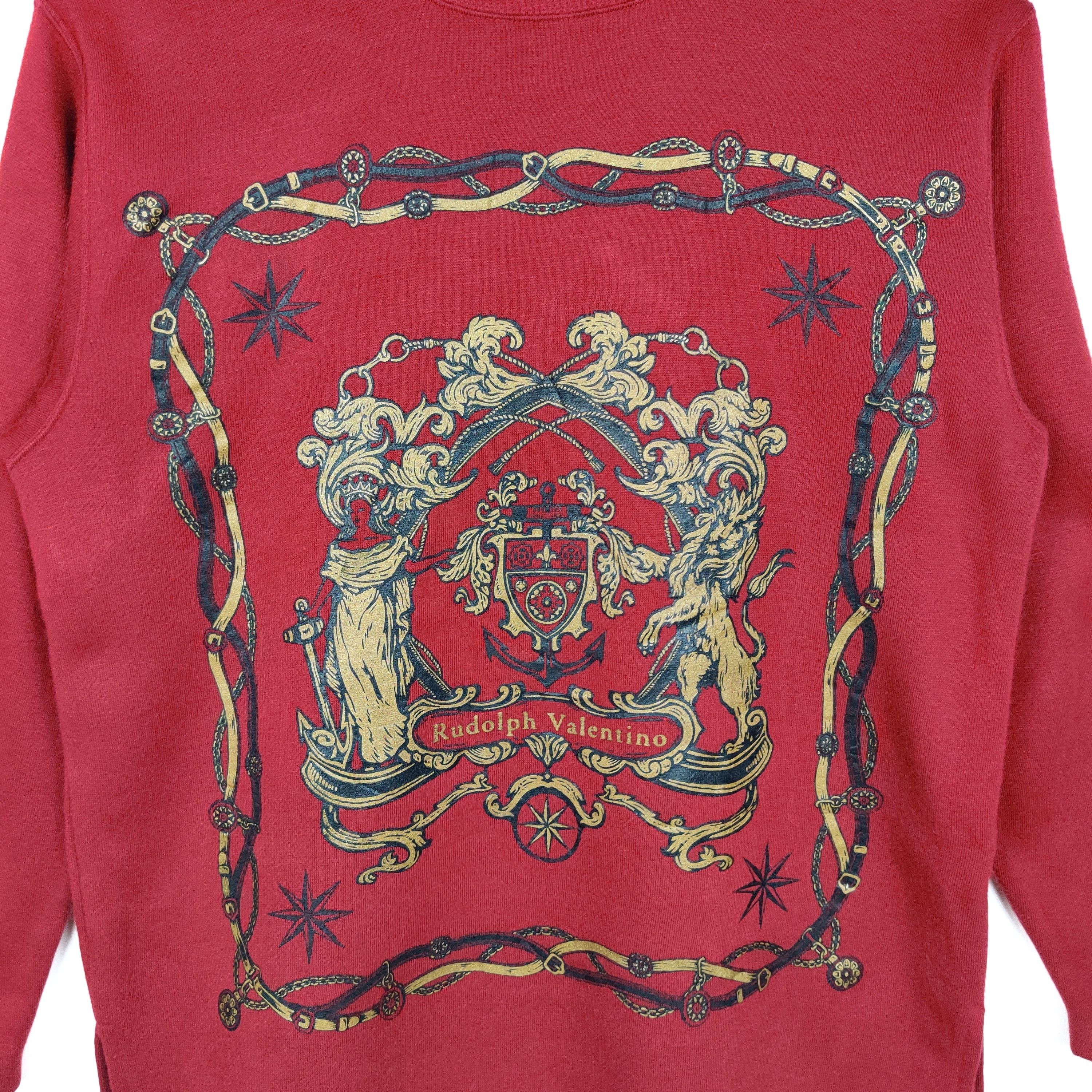 Japanese Brand Vintage Rudolph Valentino Sweatshirt Size US M / EU 48-50 / 2 - 2 Thumbnail
