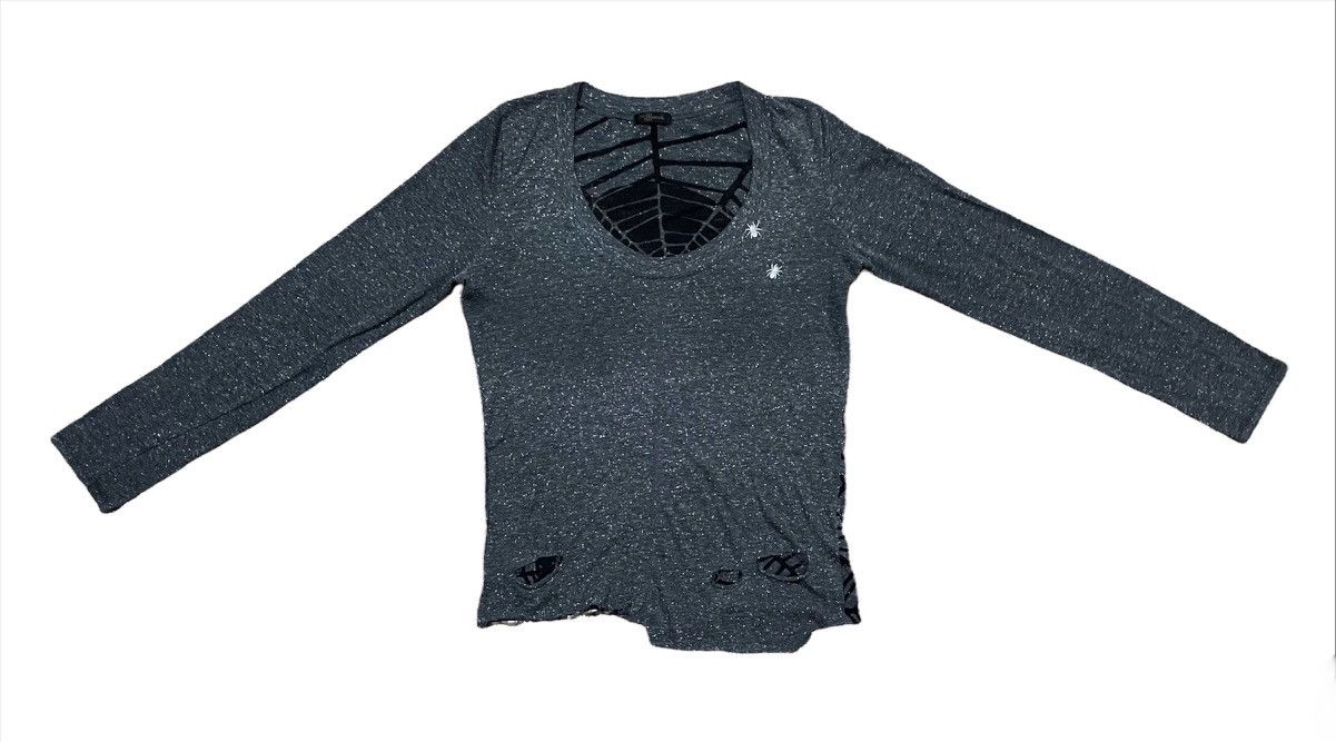 Seditionaries Japanese Brand Barak Spiderweb Skull Tshirt Size US S / EU 44-46 / 1 - 1 Thumbnail