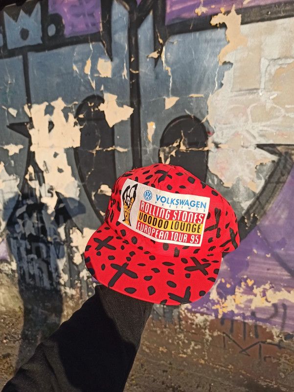 vintage the rolling stones voodoo lounge 1996 tour cap
