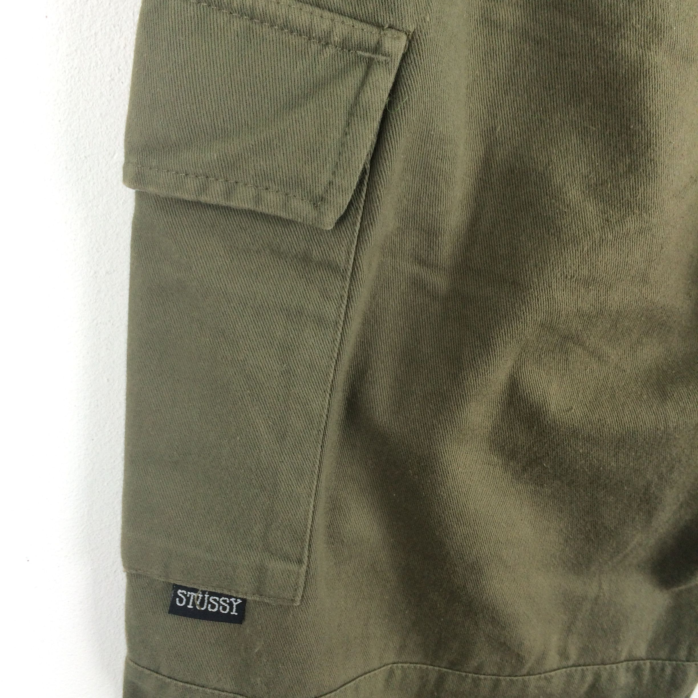 Stussy X170 VTG 90s STUSSY WORKGEAR MADEIN USA SHORT PANTS Size US 35 - 5 Thumbnail
