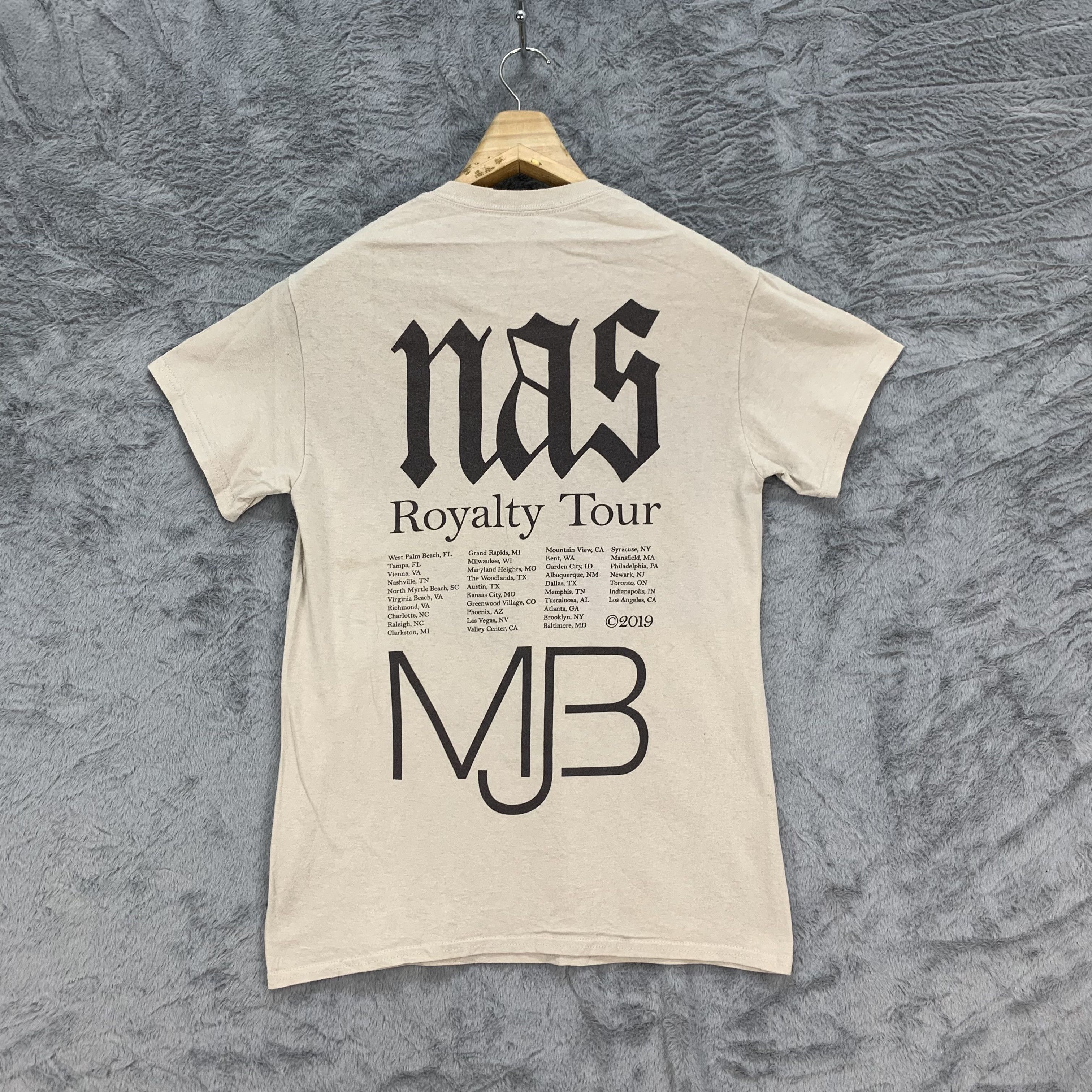 Band Tees The Royalty Tour Mary J. Blige and Nas T Shirt #4181-145 Size US S / EU 44-46 / 1 - 5 Thumbnail