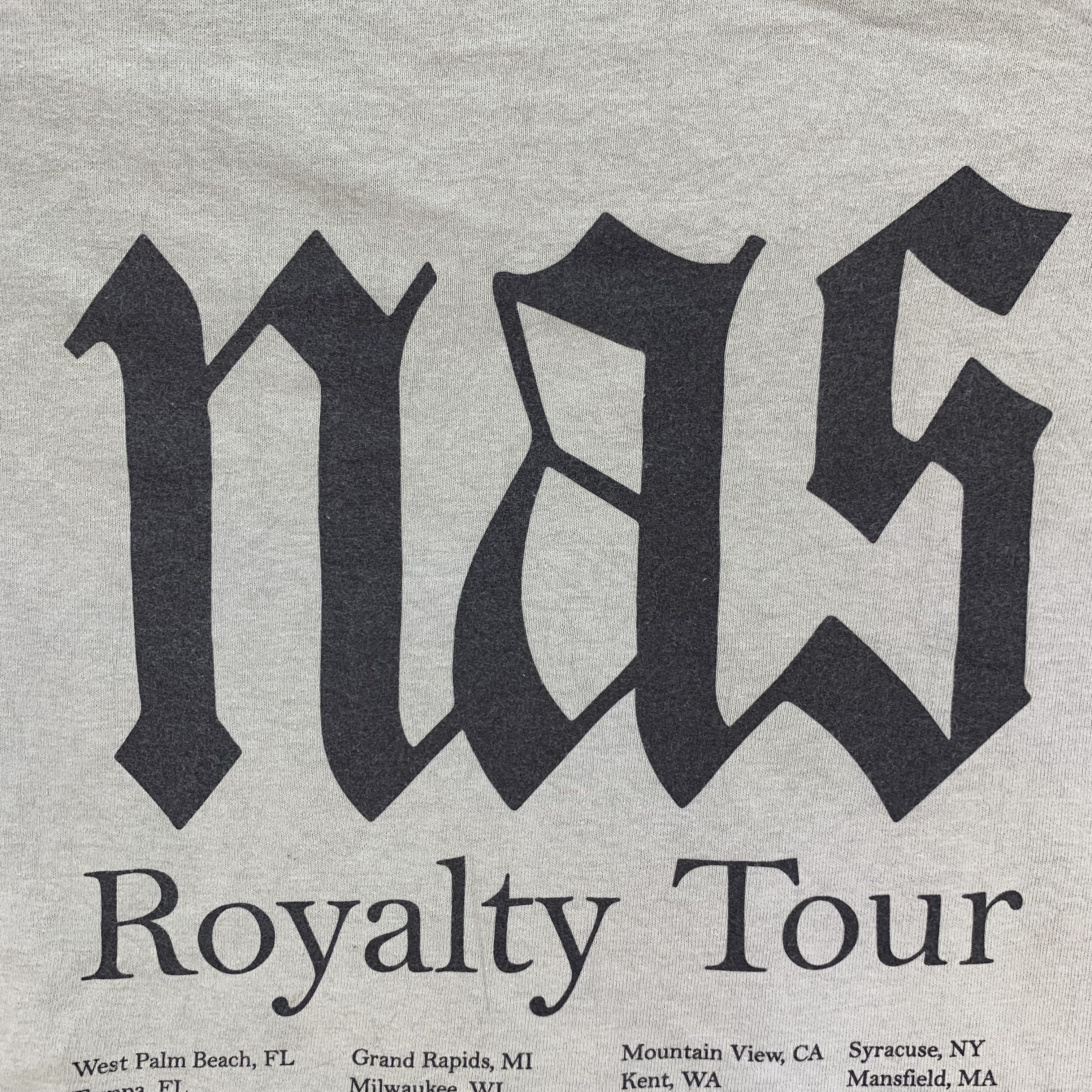 Band Tees The Royalty Tour Mary J. Blige and Nas T Shirt #4181-145 Size US S / EU 44-46 / 1 - 6 Thumbnail