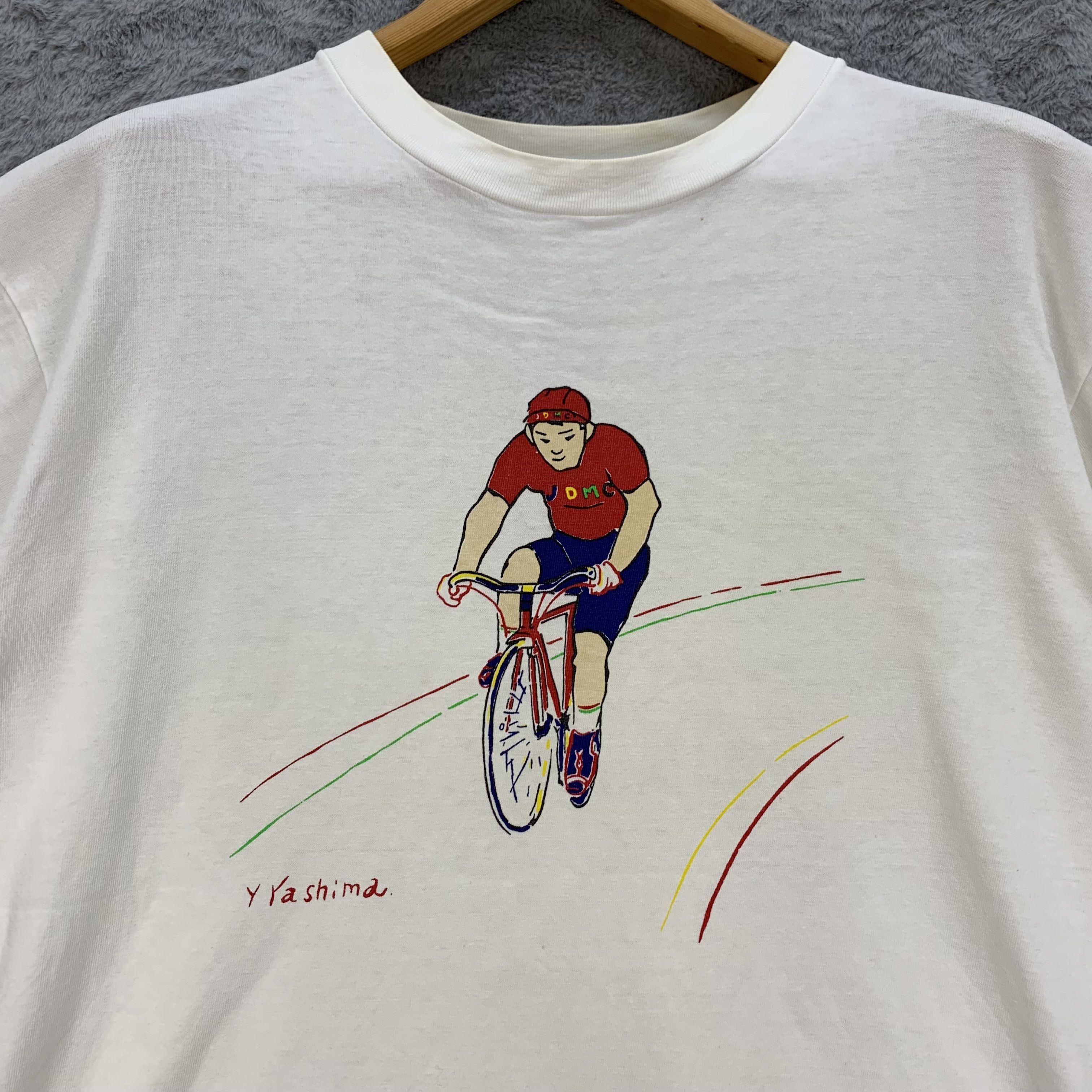 Vintage Vintage JDMC Y Yashima Graphic Printed T Shirt #4372-144 Size US L / EU 52-54 / 3 - 2 Thumbnail