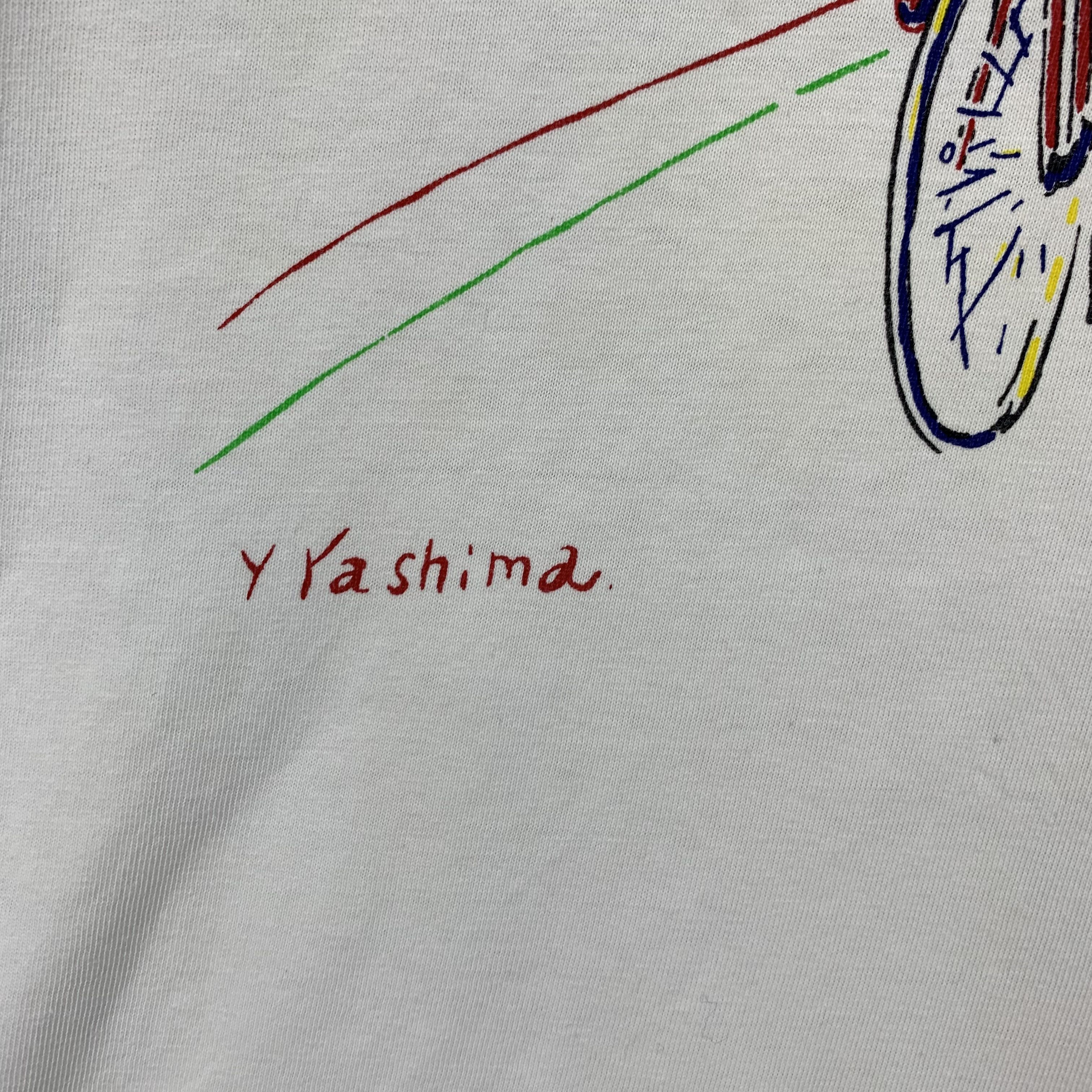 Vintage Vintage JDMC Y Yashima Graphic Printed T Shirt #4372-144 Size US L / EU 52-54 / 3 - 4 Thumbnail