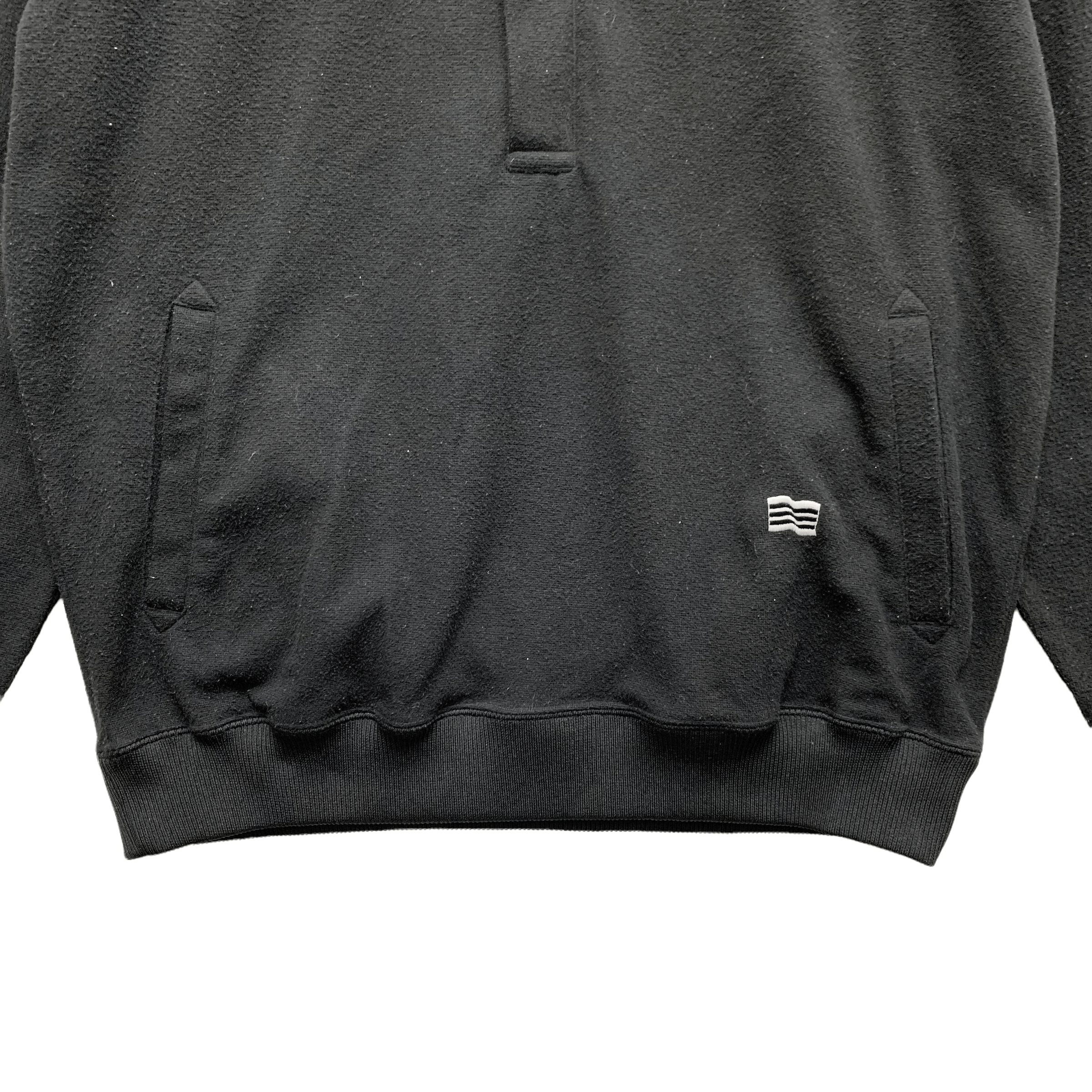 Adidas Adidas Half Zip Nice Design Black Sweatshirts #4134-143 Size US M / EU 48-50 / 2 - 4 Thumbnail