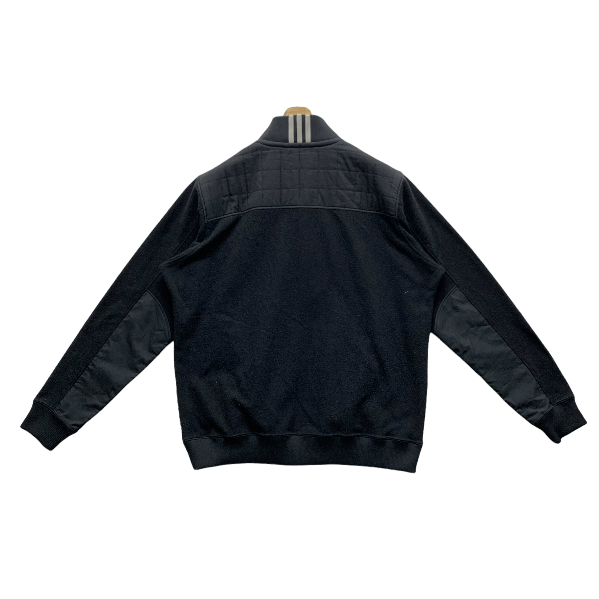 Adidas Adidas Half Zip Nice Design Black Sweatshirts #4134-143 Size US M / EU 48-50 / 2 - 9 Thumbnail