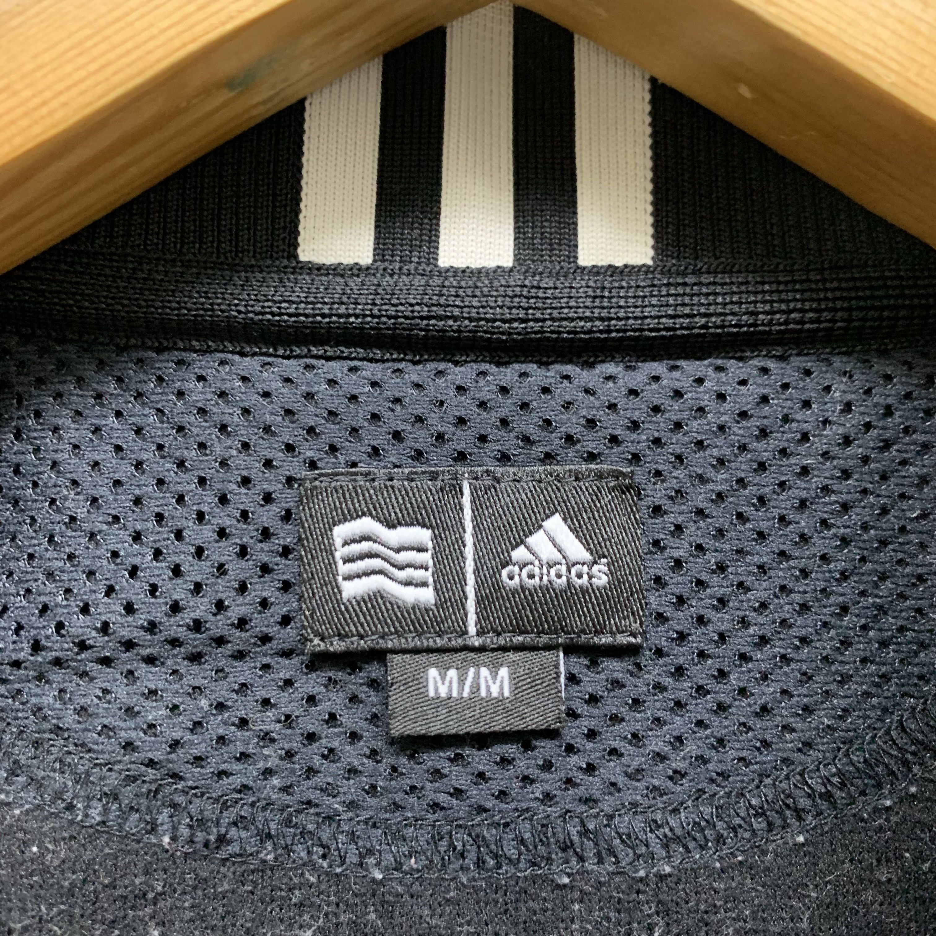 Adidas Adidas Half Zip Nice Design Black Sweatshirts #4134-143 Size US M / EU 48-50 / 2 - 6 Thumbnail