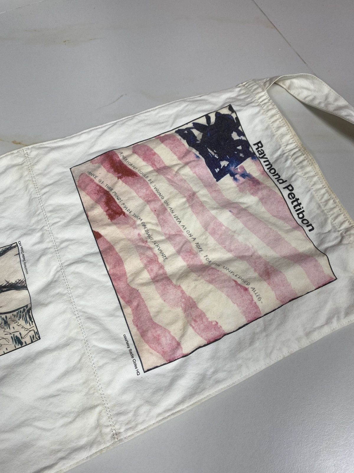 Comme des Garcons Comme des Garcons x Raymond Pettibon Canvas Tote Bag Size ONE SIZE - 5 Thumbnail