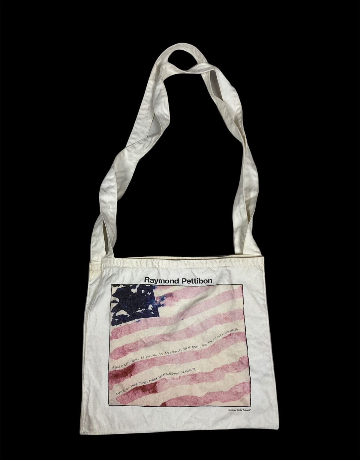 Comme des Garcons Comme des Garcons x Raymond Pettibon Canvas Tote Bag Size ONE SIZE - 3 Thumbnail