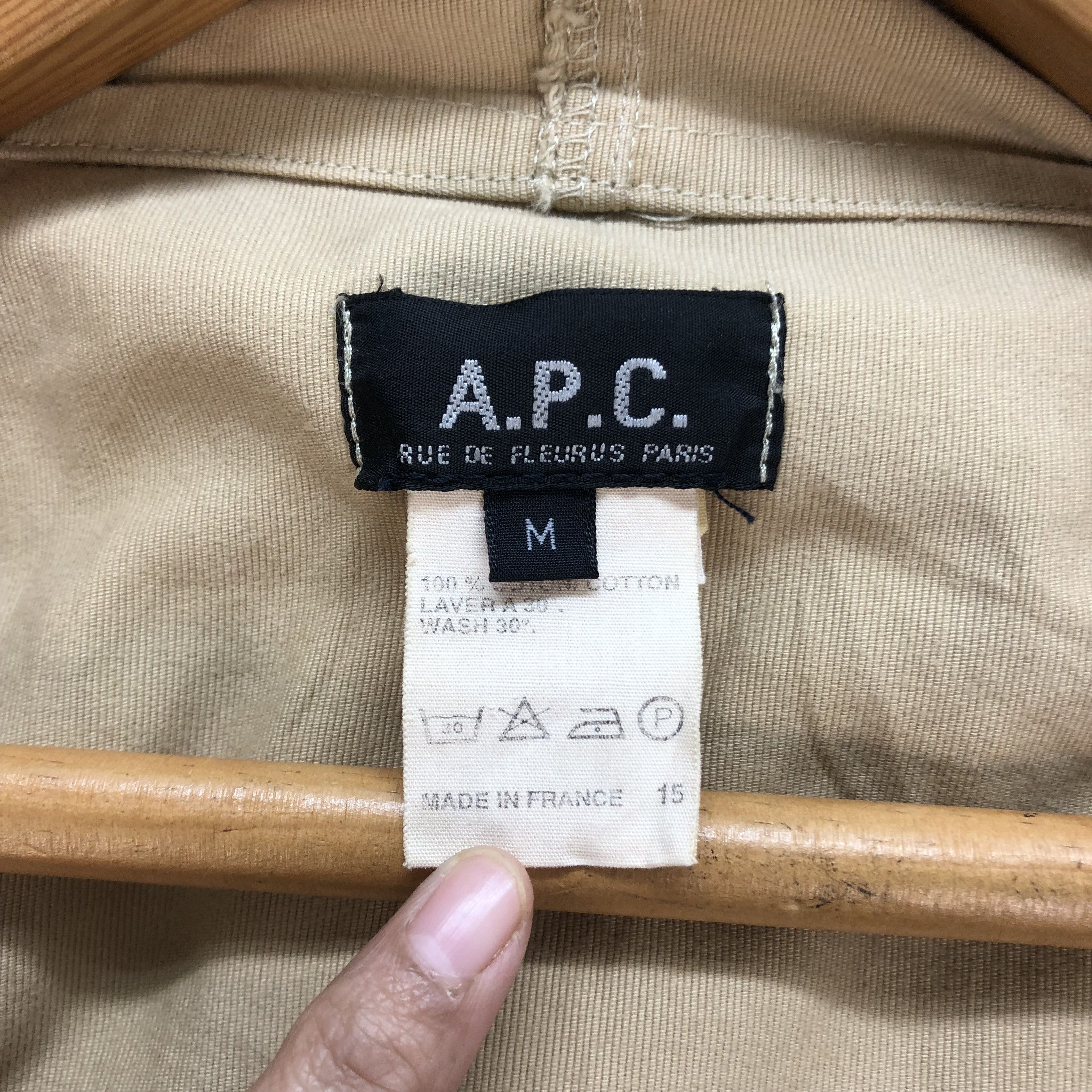 A.P.C. APC BEIGE PARKA #7230-120 Size US M / EU 48-50 / 2 - 7 Thumbnail