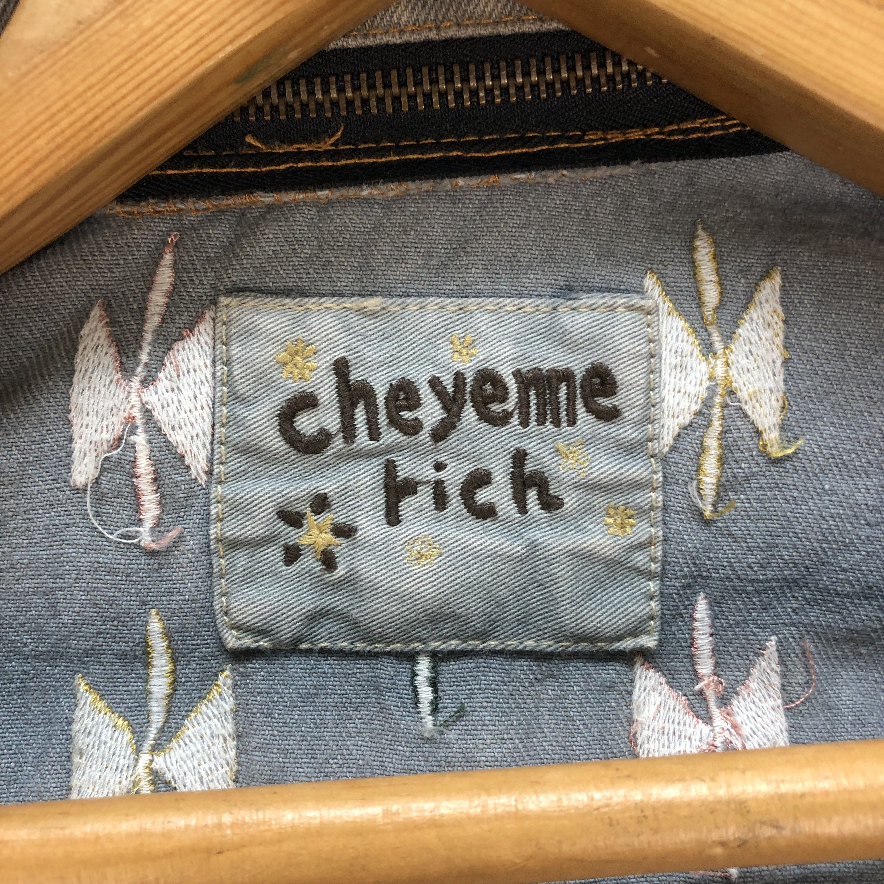 Japanese Brand TRASHED🔥 CHEYENNE RICH BORO DENIM JACKET #7236-120 Size S / US 4 / IT 40 - 14 Thumbnail