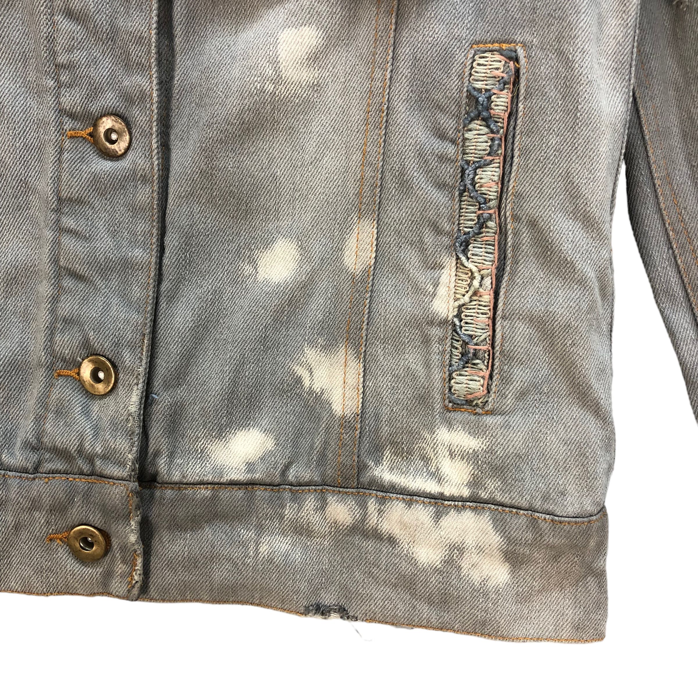 Japanese Brand TRASHED🔥 CHEYENNE RICH BORO DENIM JACKET #7236-120 Size S / US 4 / IT 40 - 6 Thumbnail