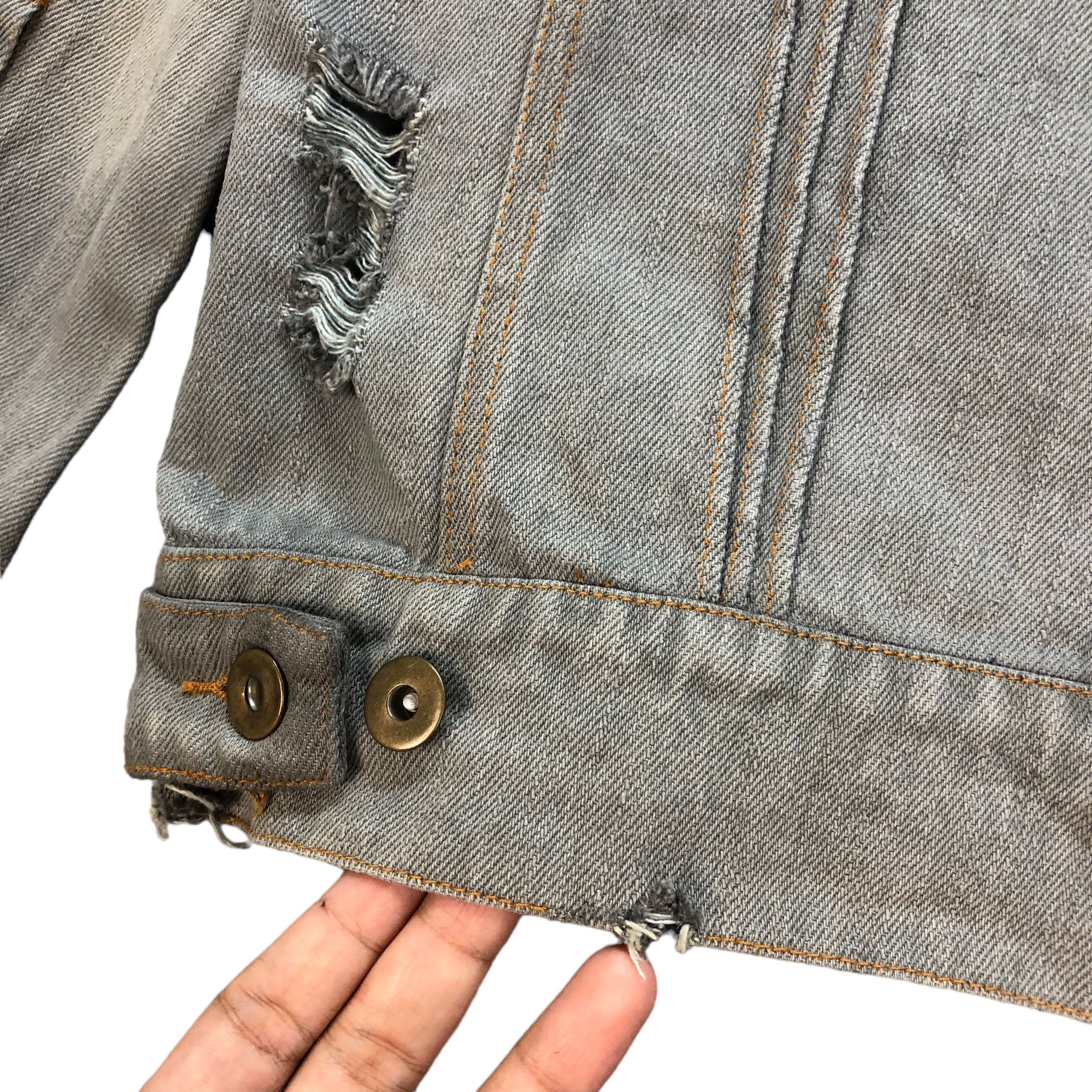 Japanese Brand TRASHED🔥 CHEYENNE RICH BORO DENIM JACKET #7236-120 Size S / US 4 / IT 40 - 23 Thumbnail