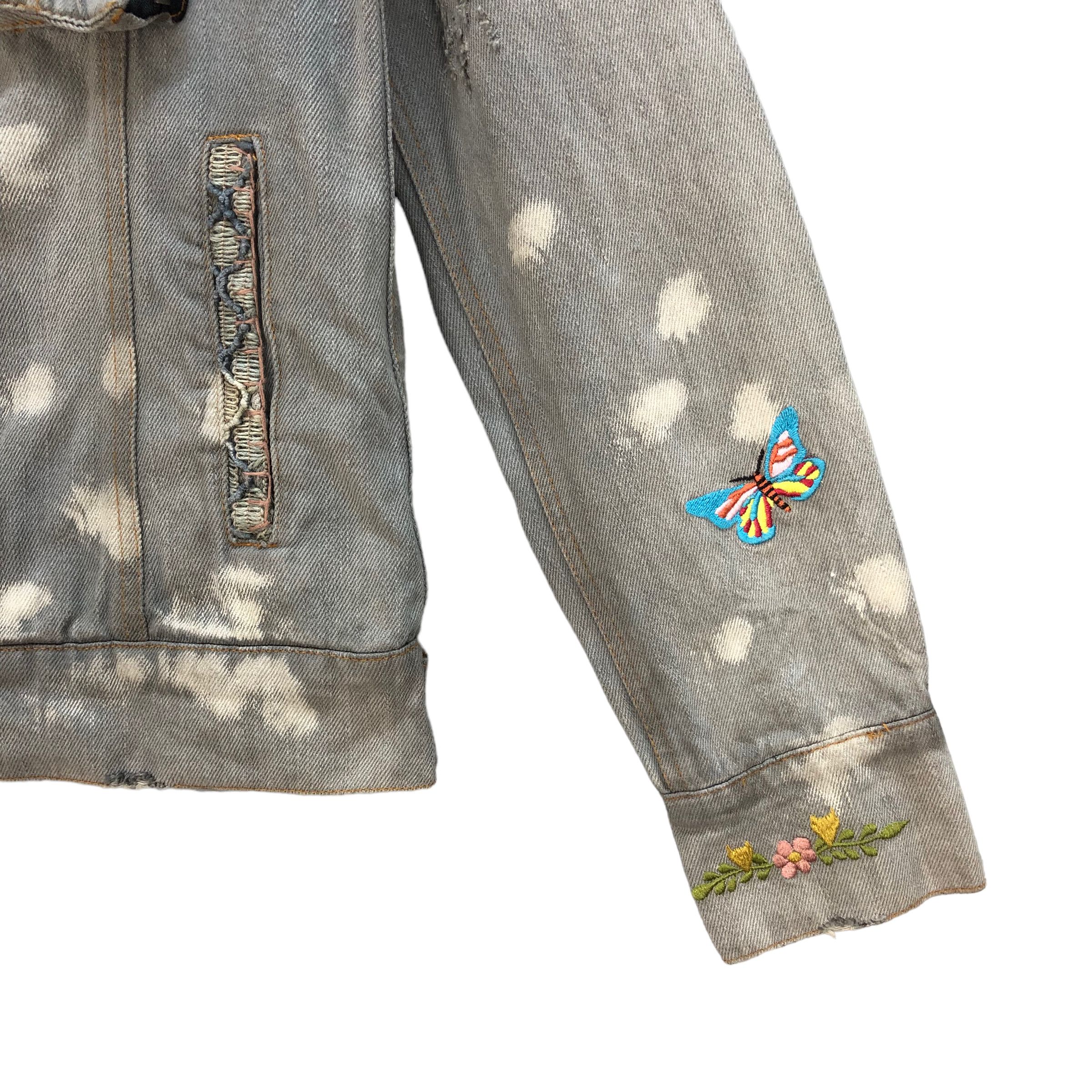 Japanese Brand TRASHED🔥 CHEYENNE RICH BORO DENIM JACKET #7236-120 Size S / US 4 / IT 40 - 9 Thumbnail