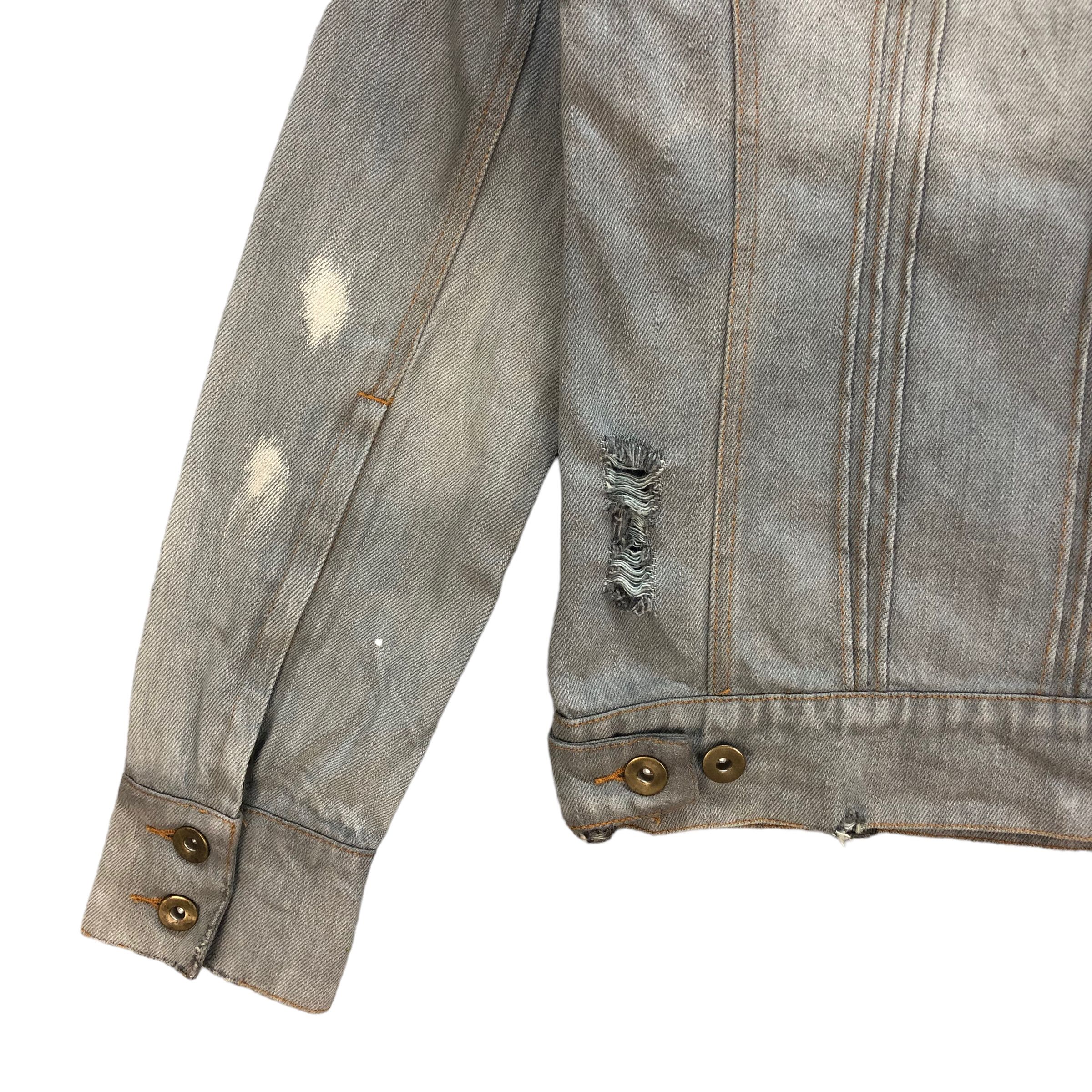 Japanese Brand TRASHED🔥 CHEYENNE RICH BORO DENIM JACKET #7236-120 Size S / US 4 / IT 40 - 22 Thumbnail