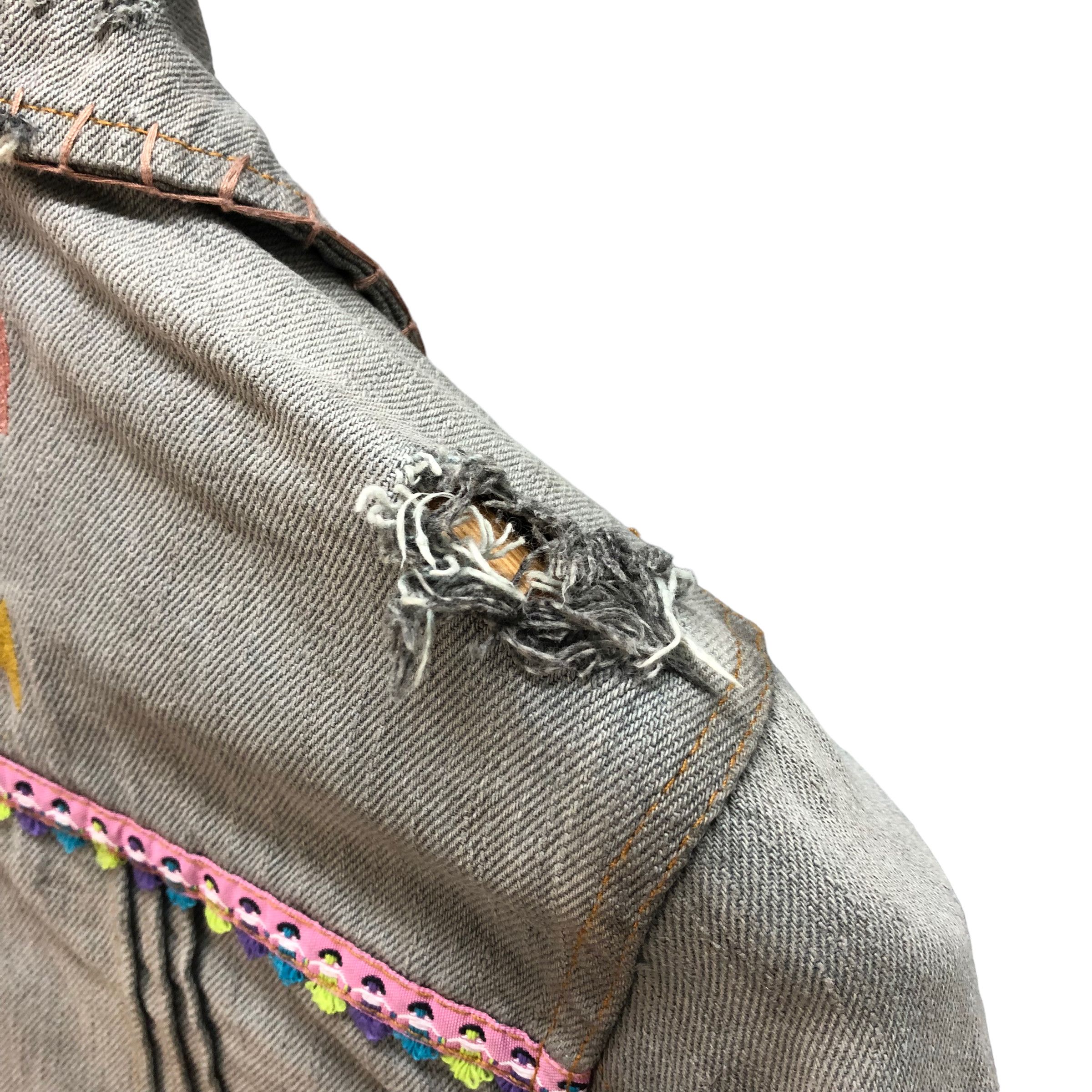 Japanese Brand TRASHED🔥 CHEYENNE RICH BORO DENIM JACKET #7236-120 Size S / US 4 / IT 40 - 20 Thumbnail