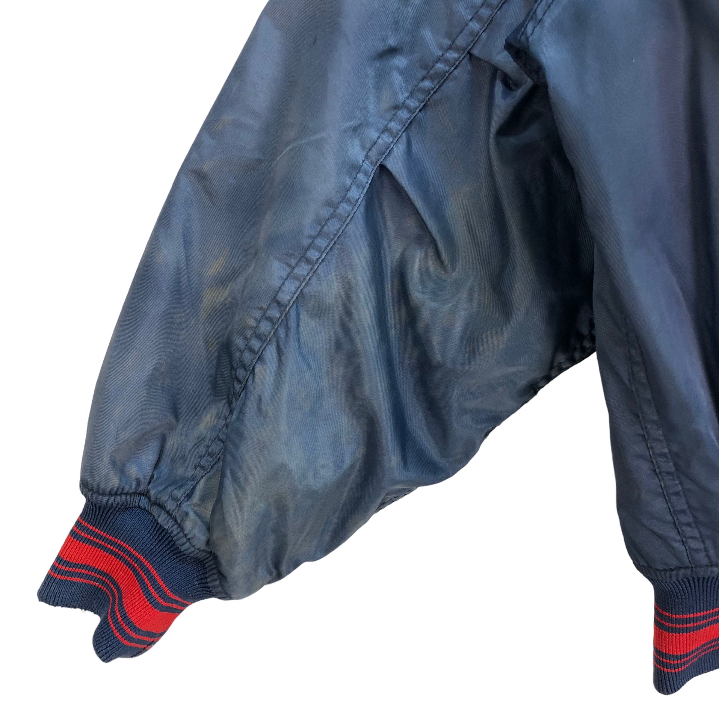 Converse TRASHED🔥 VINTAGE CONVERSE BOMBER JACKET #7237-120 Size US S / EU 44-46 / 1 - 14 Thumbnail