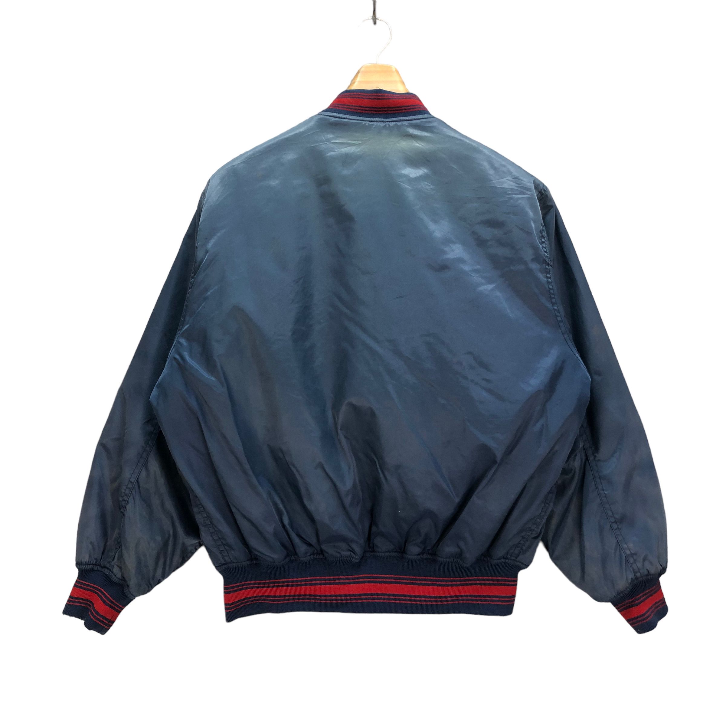 Converse TRASHED🔥 VINTAGE CONVERSE BOMBER JACKET #7237-120 Size US S / EU 44-46 / 1 - 12 Thumbnail