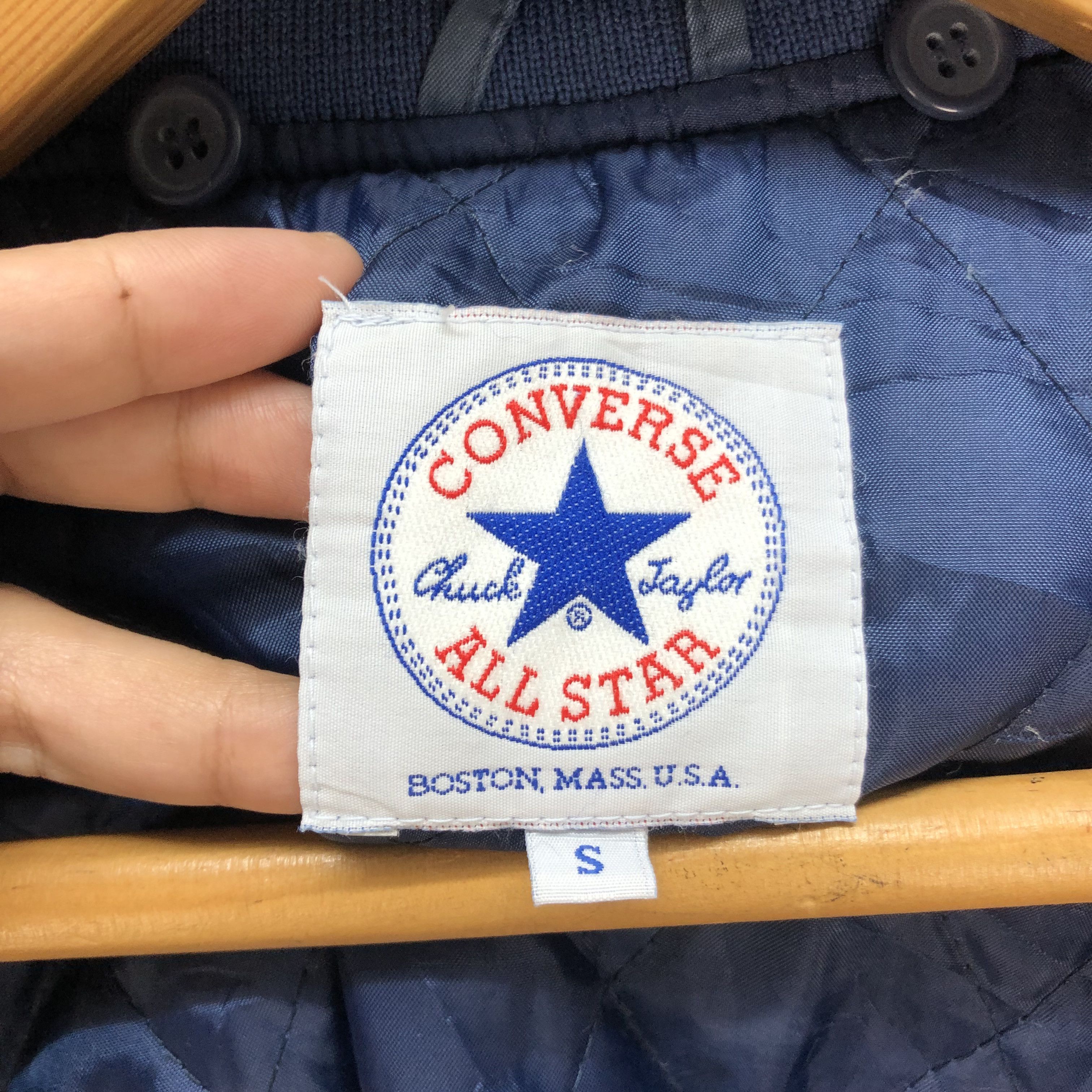 Converse TRASHED🔥 VINTAGE CONVERSE BOMBER JACKET #7237-120 Size US S / EU 44-46 / 1 - 11 Thumbnail