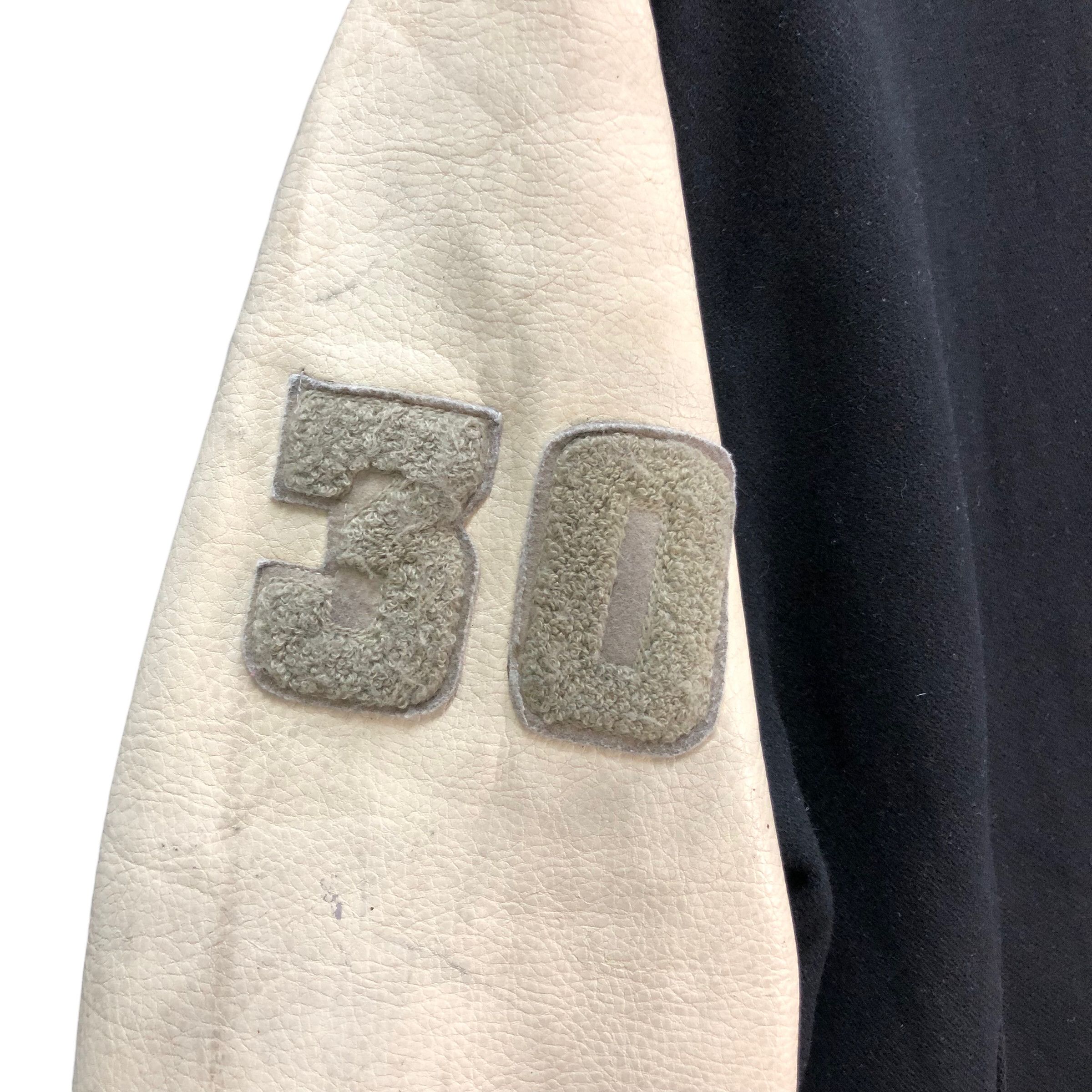 Japanese Brand TRASHED🔥 GDC 2000 WOOL LEATHER VARSITY JACKET #7252-121 Size US M / EU 48-50 / 2 - 11 Thumbnail