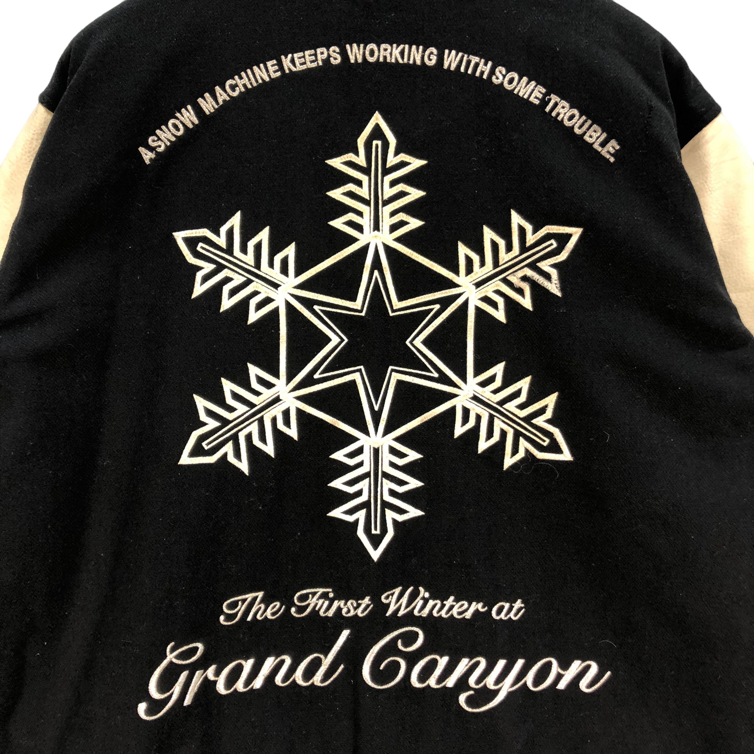 Japanese Brand TRASHED🔥 GDC 2000 WOOL LEATHER VARSITY JACKET #7252-121 Size US M / EU 48-50 / 2 - 2 Thumbnail