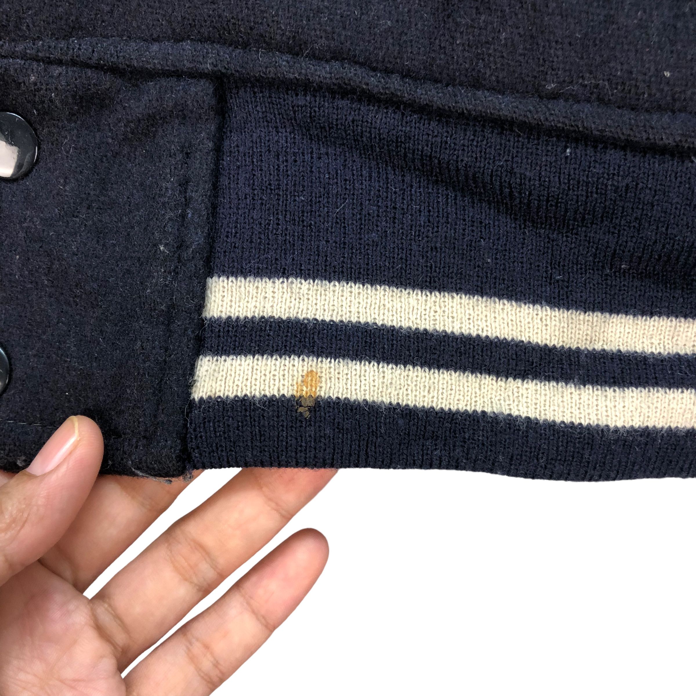 Vintage 90s BARCEDOS CAPITAL M WOOL LEATHER VARSITY JACKET #7254-122 Size US L / EU 52-54 / 3 - 5 Thumbnail