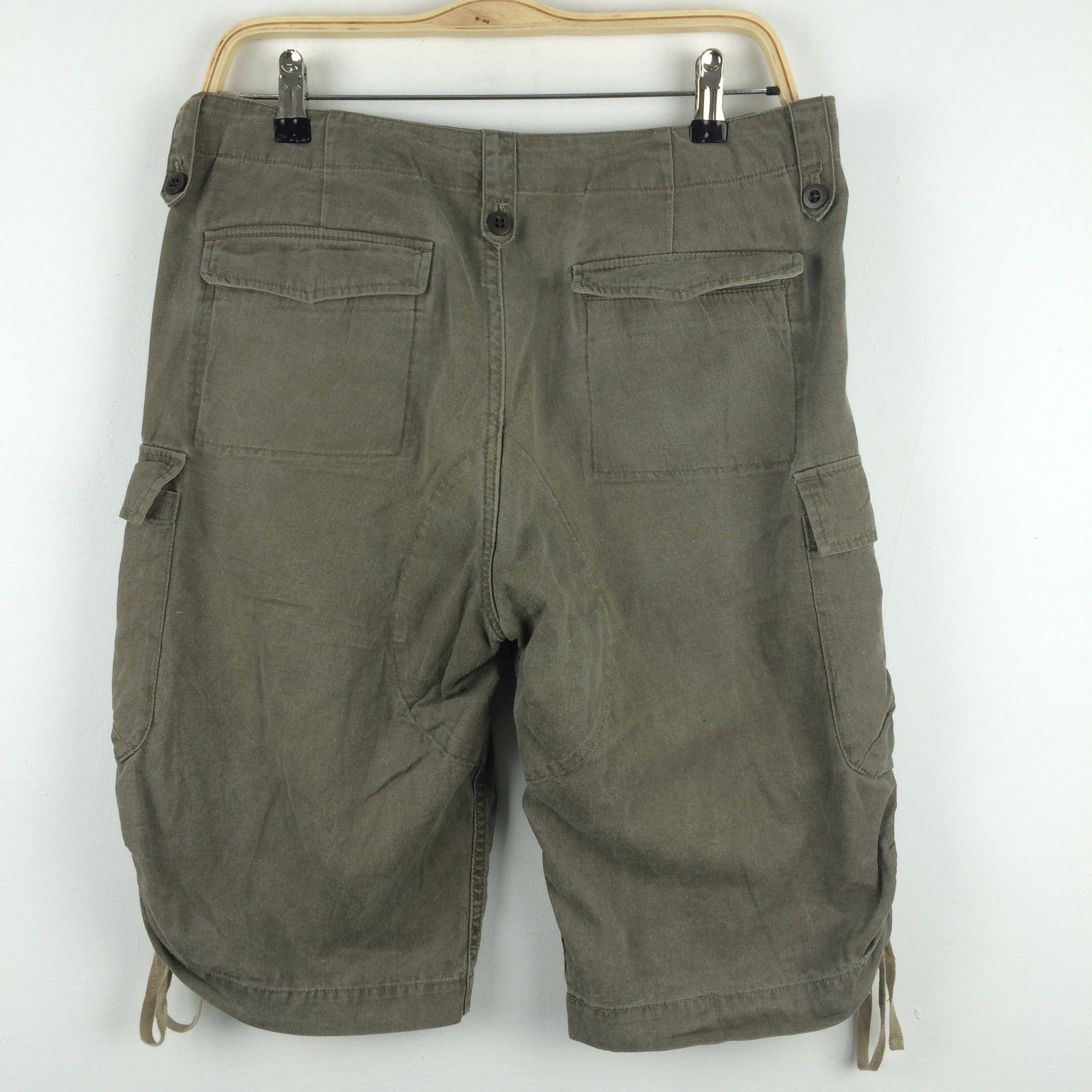 Japanese Brand X211 JAPAN MADE 80122117 PH CARGO SHORT PANTS TACTICAL Size US 33 - 2 Thumbnail