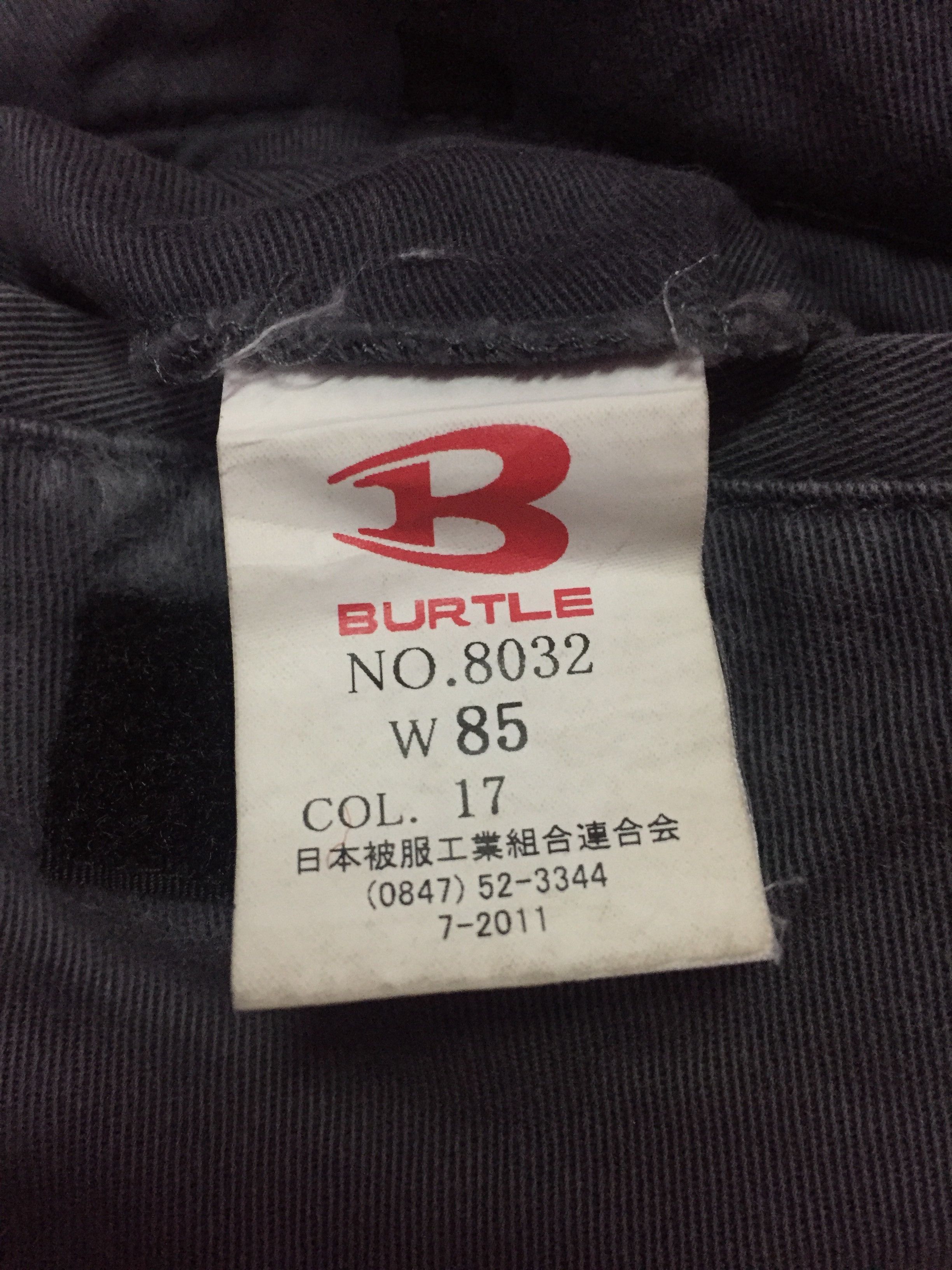 Japanese Brand Burtle Workwear Cargo Pants Size US 33 - 5 Thumbnail